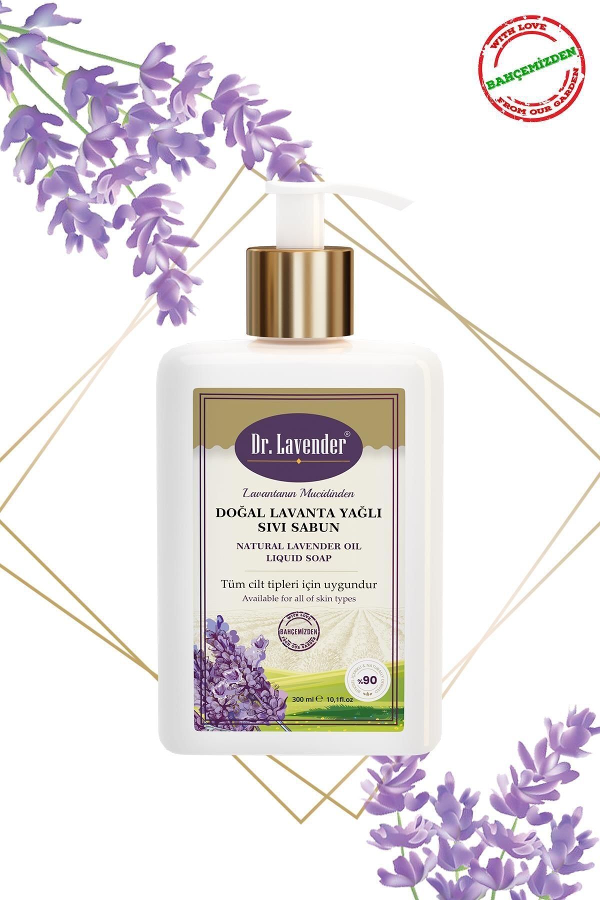 Dr. Lavender Doğal Bitkisel Lavanta Yağlı Sıvı Sabun 300 Gr Nemlendirici Doğal Lavanta Likid El Sabunu