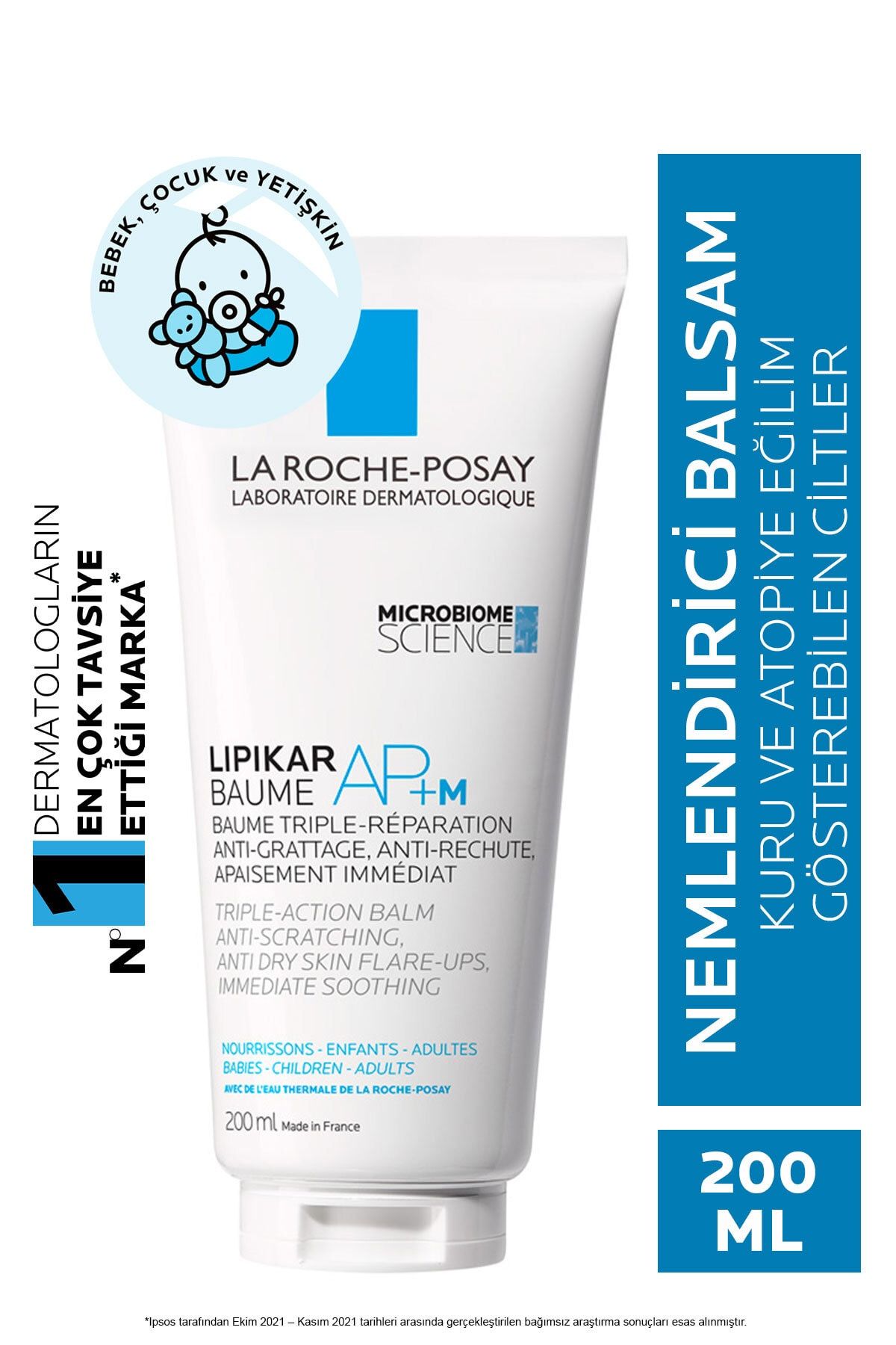 La Roche Posay Lipikar Baume Ap+ 200 ml Vücut Nemlendirici 3337875696579