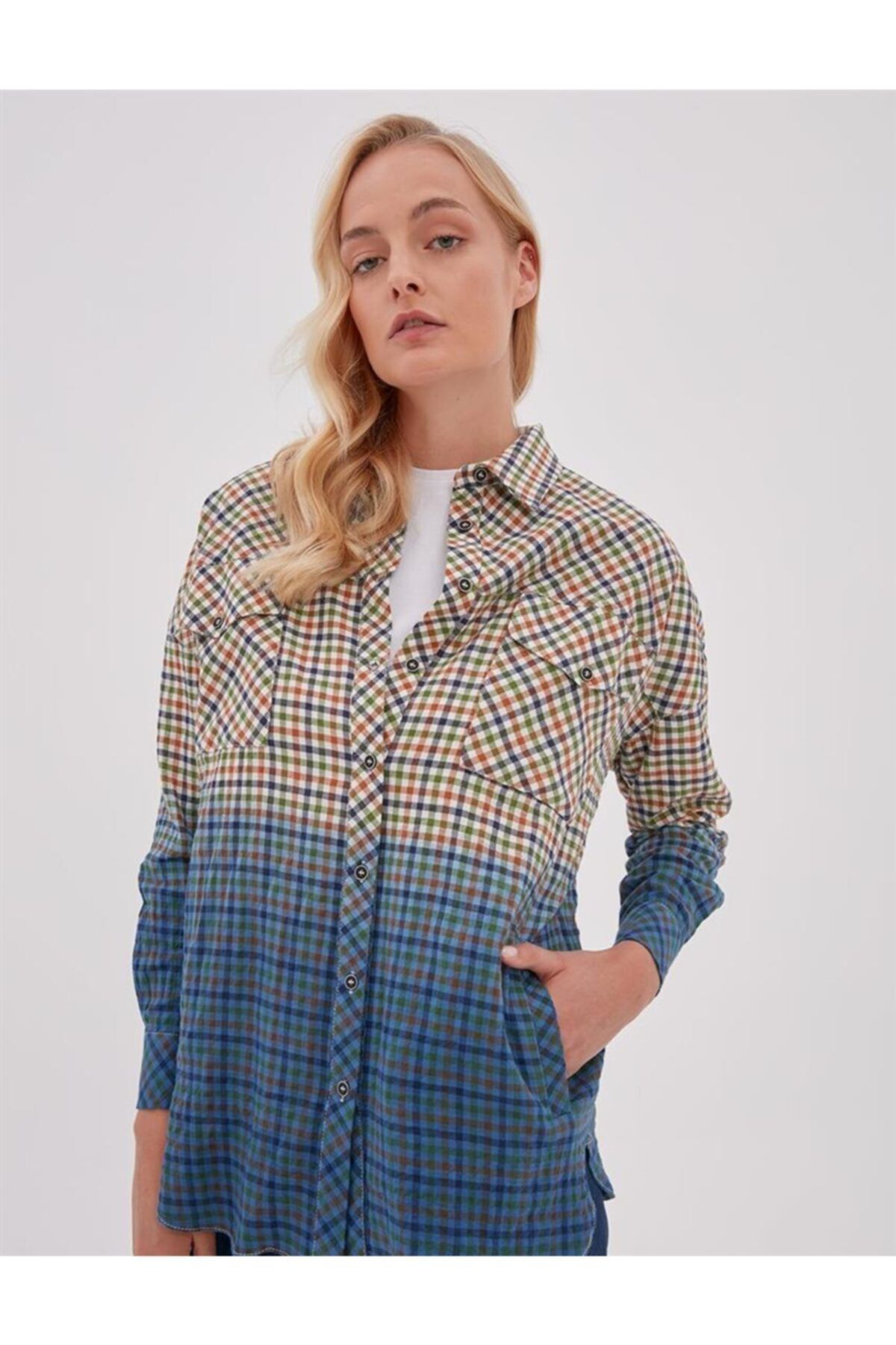 Kayra Yeşil Tunik Ka-a20-21127-25