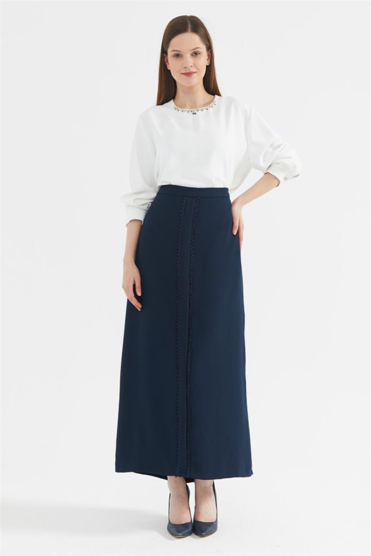 Kayra Lacivert Etek Ka-a20-12006-11