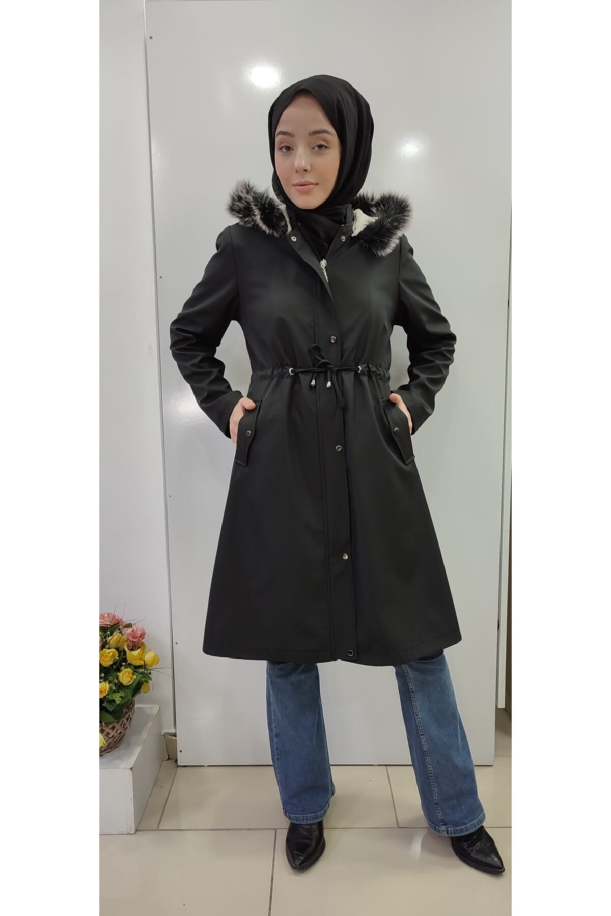 EBT BURAK Siyah Araboy Bondip Parka