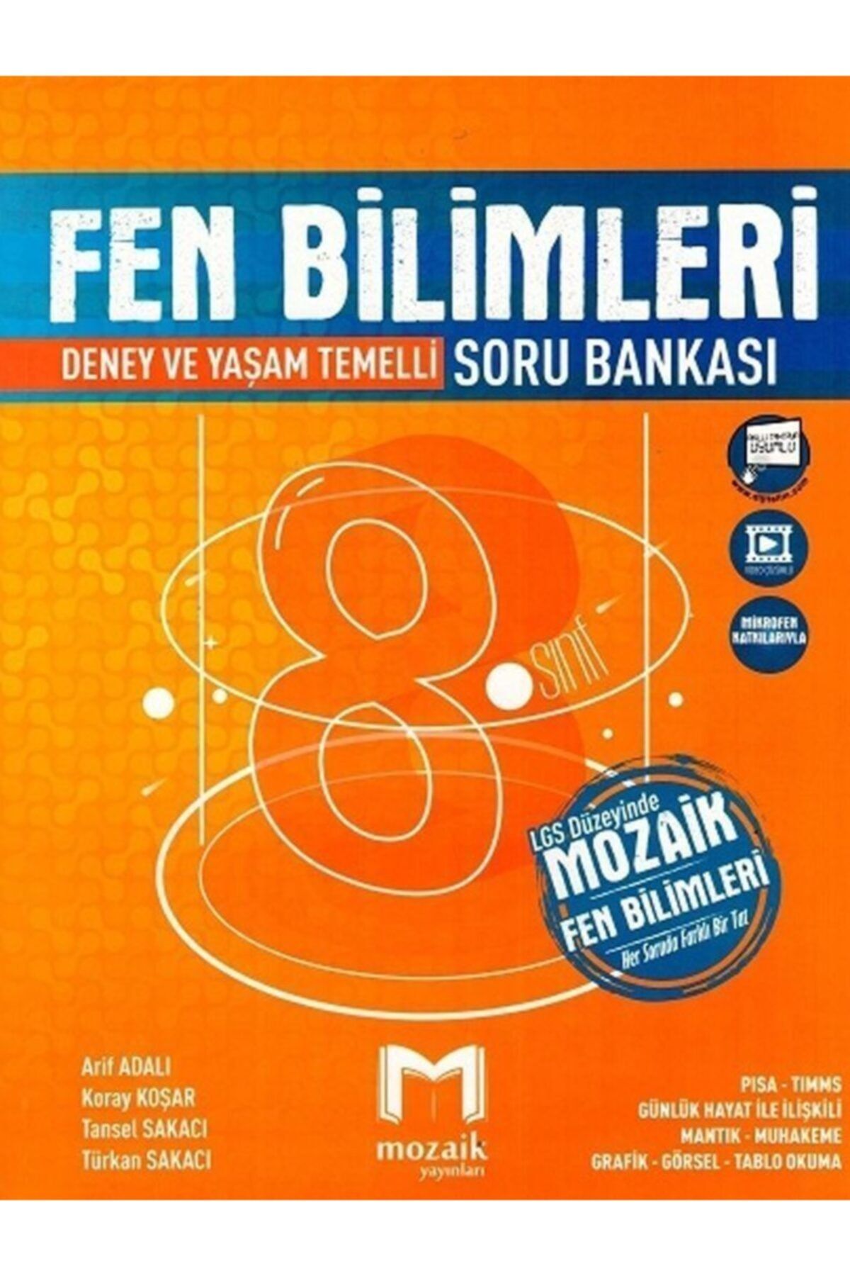 Mozaik Yayınları 8. Sınıf Fen Bilimleri Soru Bankası