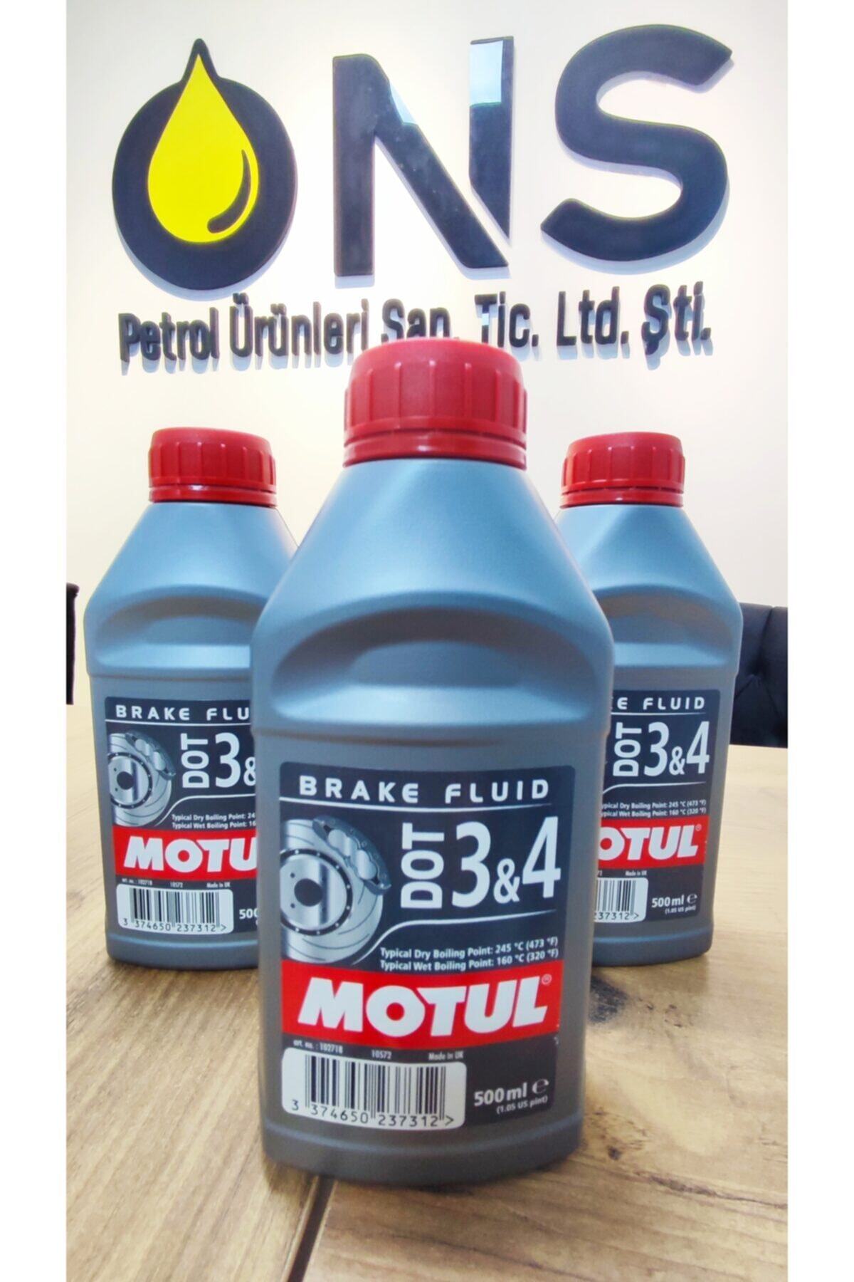 Motul Brake Fluid Dot 3&4 500ml Fren Hidrolik Yagi Ü.2020