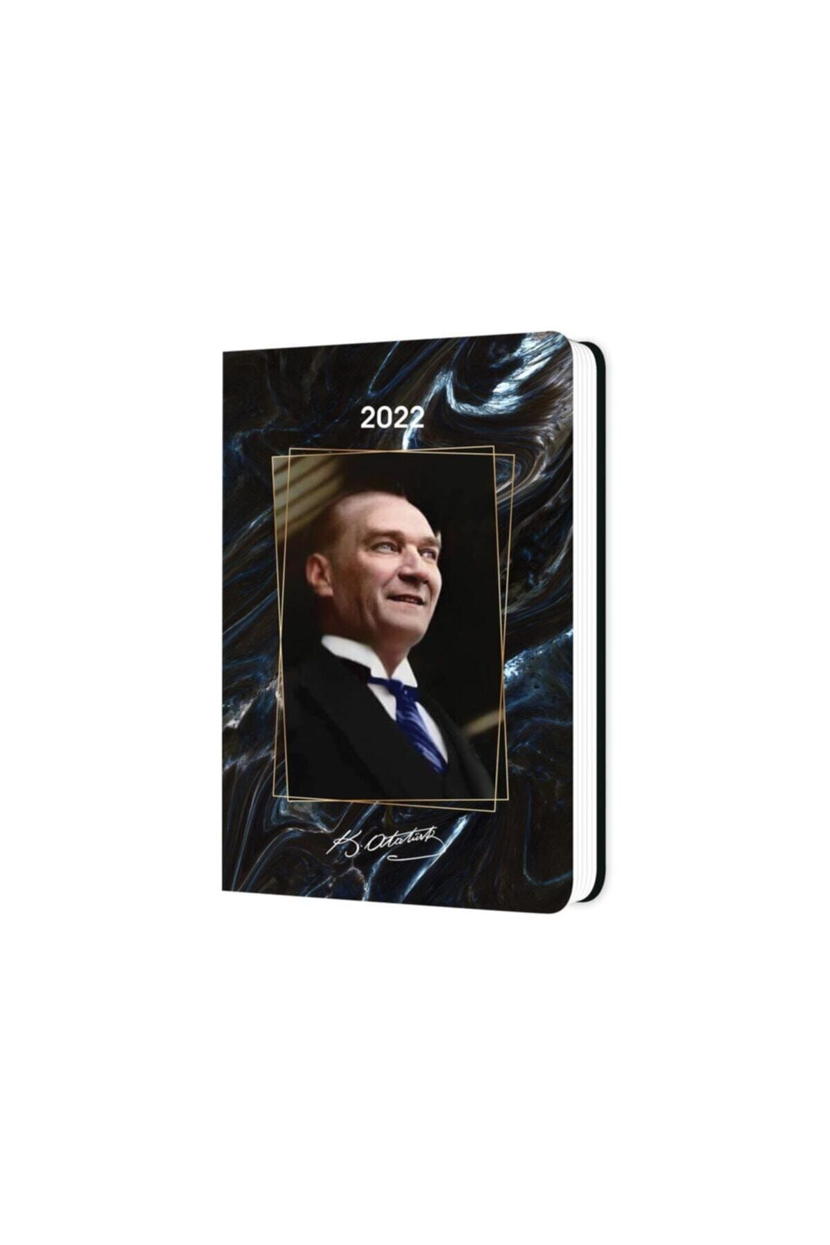 KESKİN COLOR 2022 14*20 Atatürk Günlük Ciltli Ajanda - Reis-i Cumhur