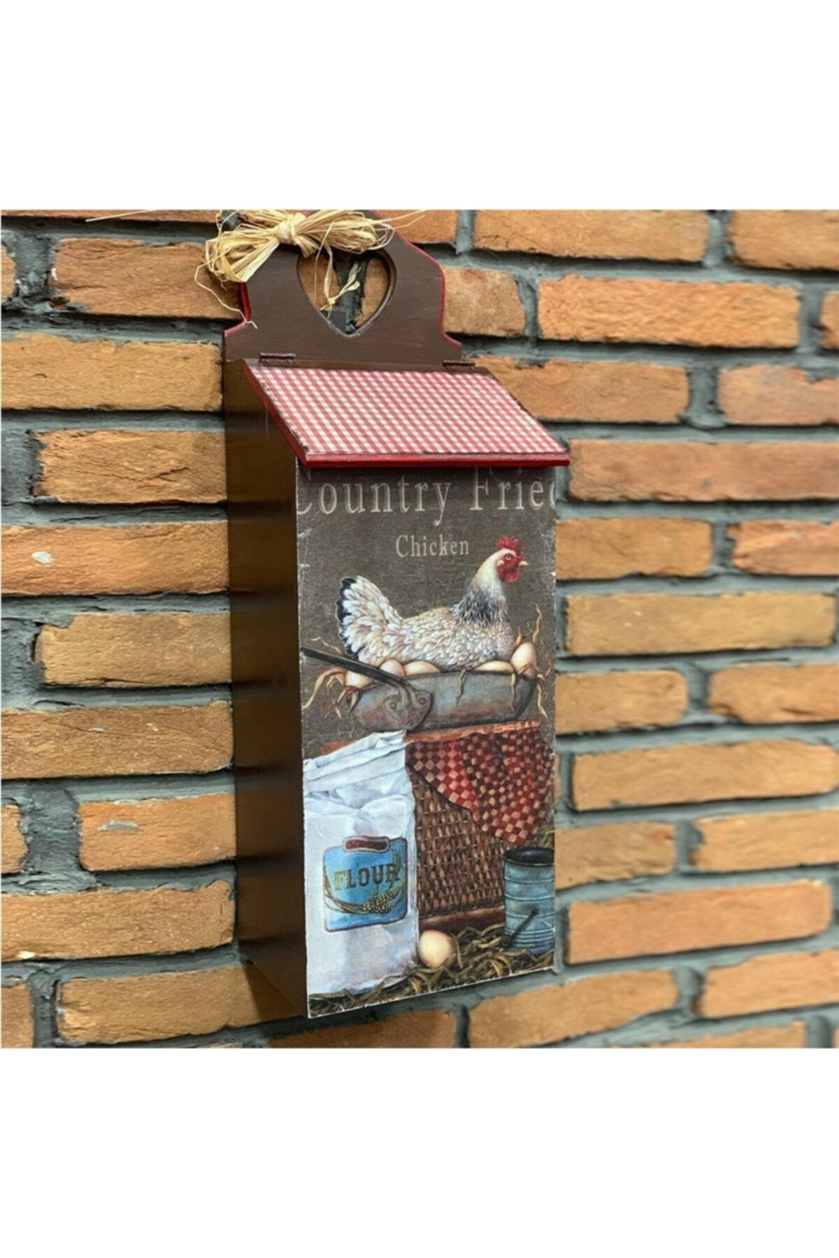 Esra Craft Ahşap Poşetlik