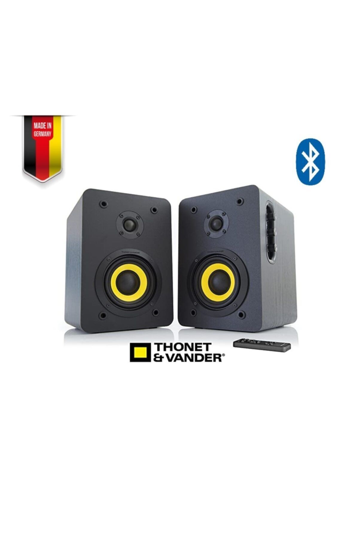 Thonet & Vander Vertrag 230w 2.0 Bt Aktif Raf Tipi Ahşap Bluetooth Hoparlör