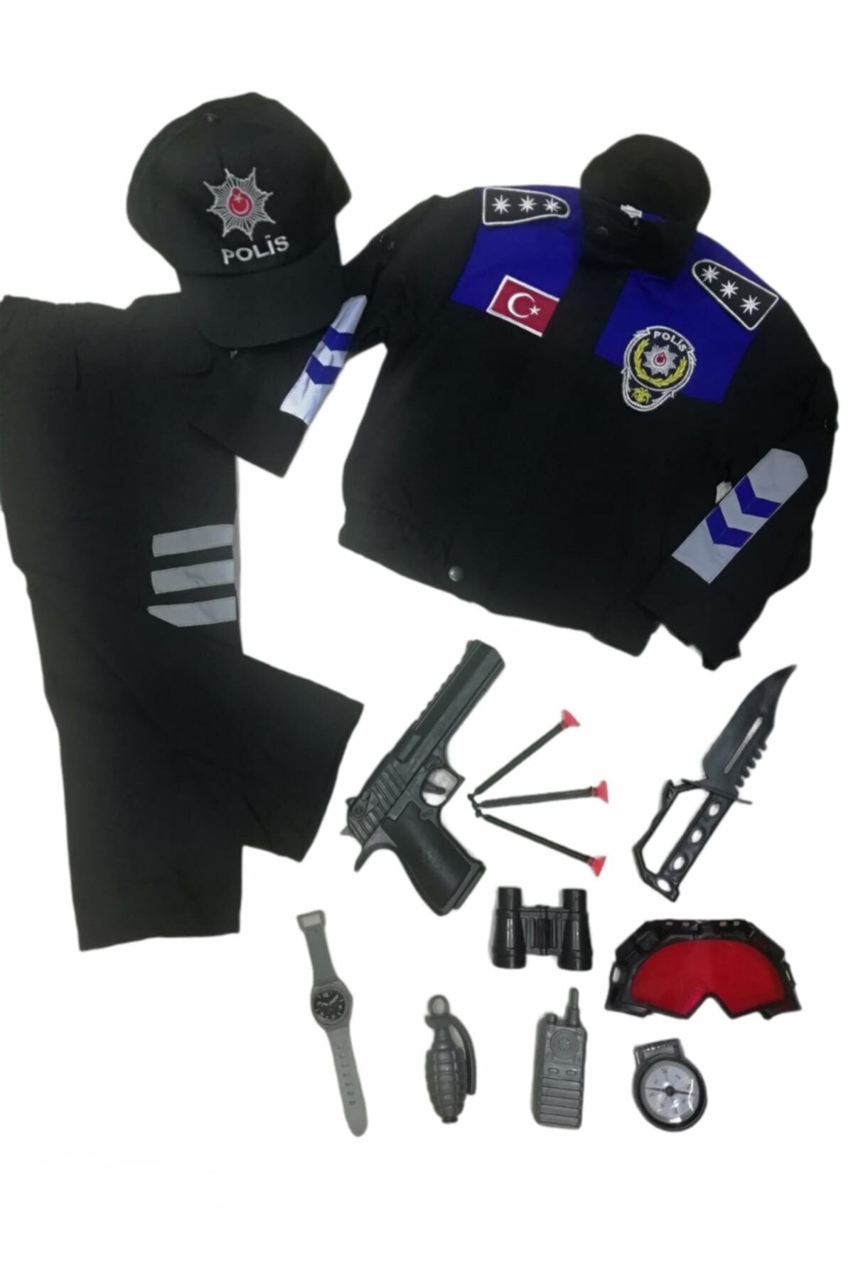 Muraty Çocuk Toplum Destekli Polis Kıyafeti Komple Set.