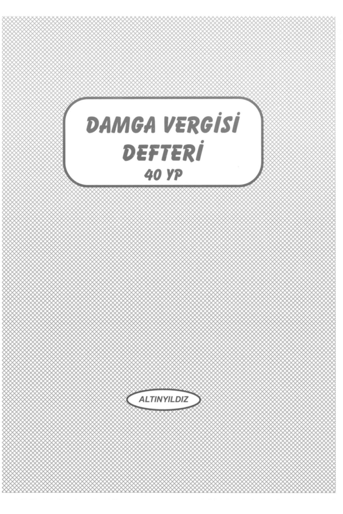 Altınyıldız Yayınları Altın Yıldız Damga Vergisi Defteri 40 Yaprak Karton Kapak