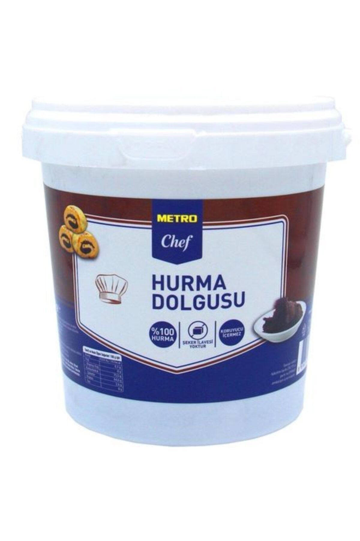 Metro Chef Hurma Dolgusu Püresi 1 Kg Hurmax