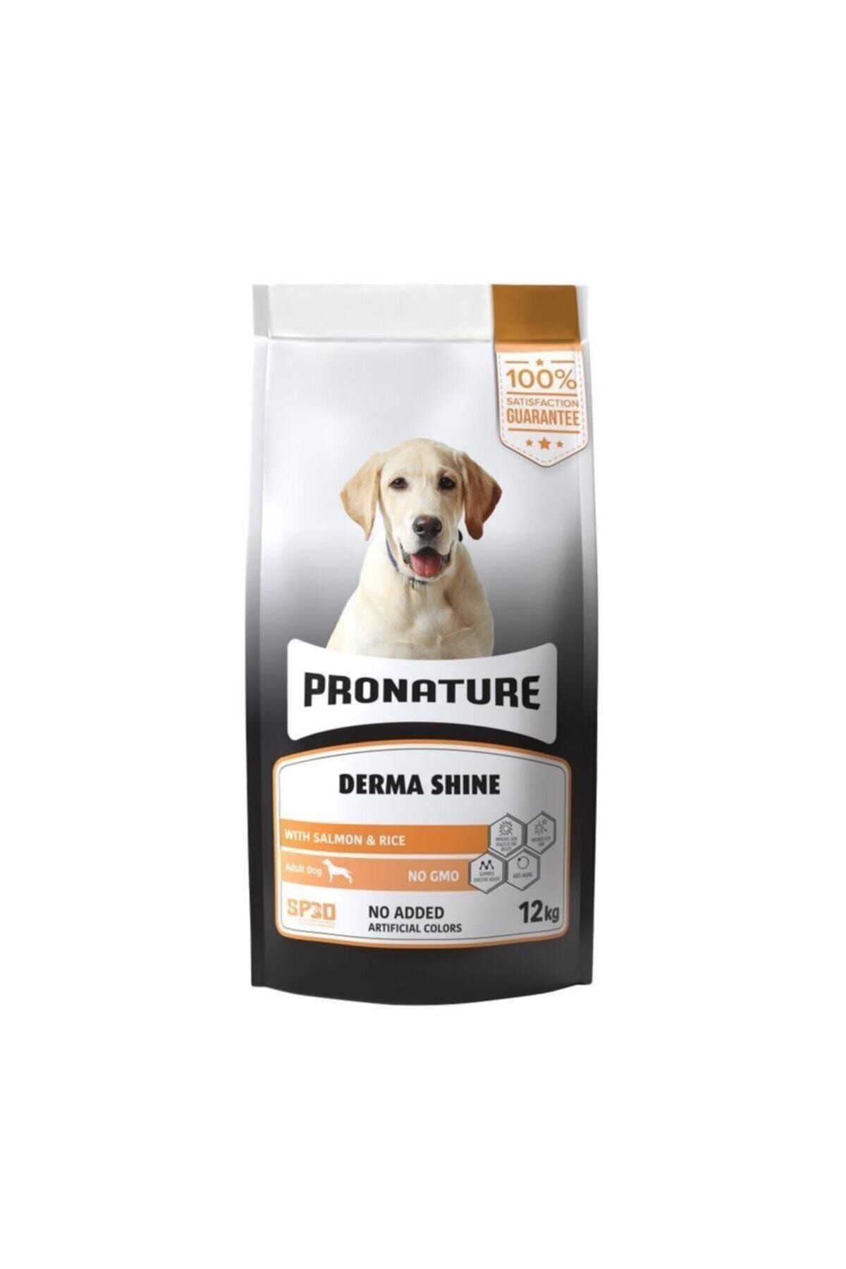 pronature Derma Shine Somonlu Ve Pirinçli Yetişkin Köpek Maması 12 Kg