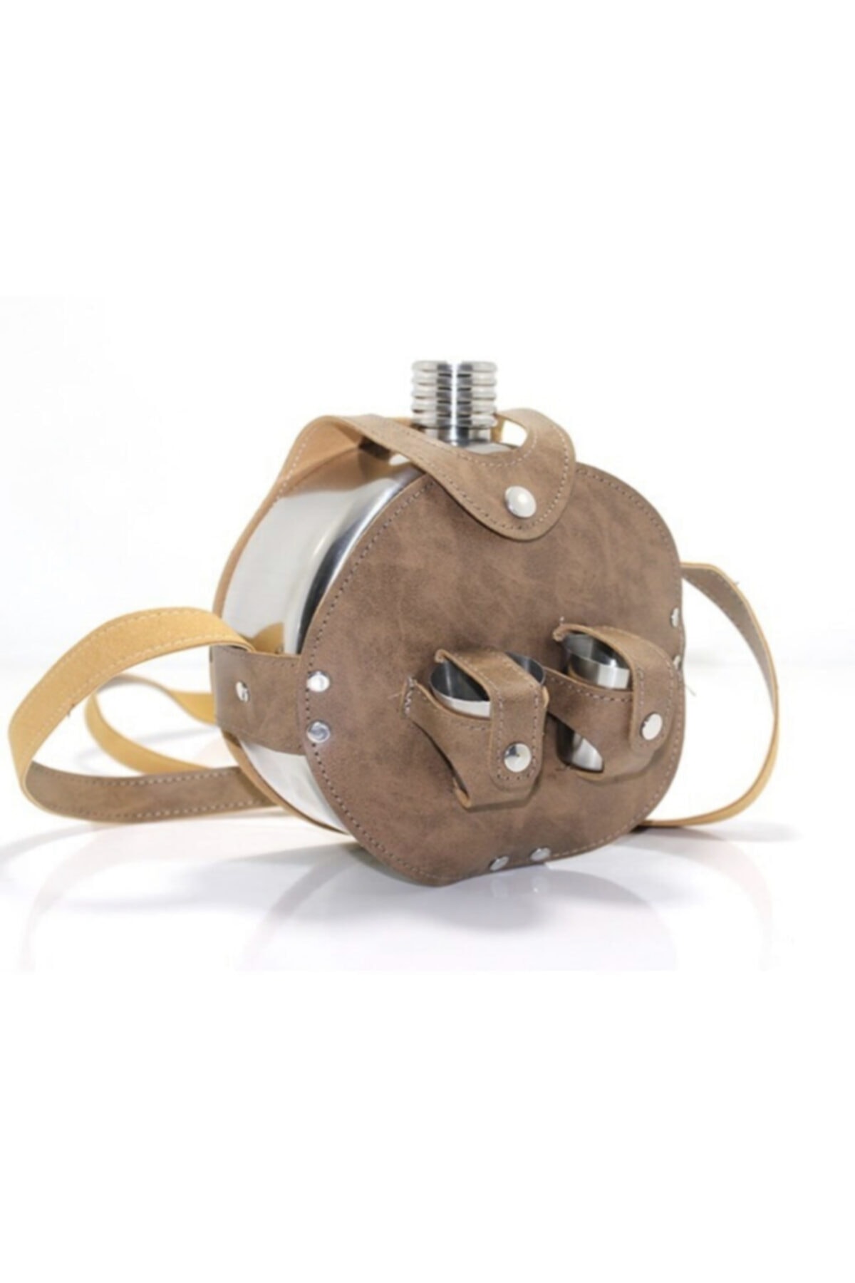 REGMUSSHOP Çantalı 2 Shot Bardaklı Matara Seti