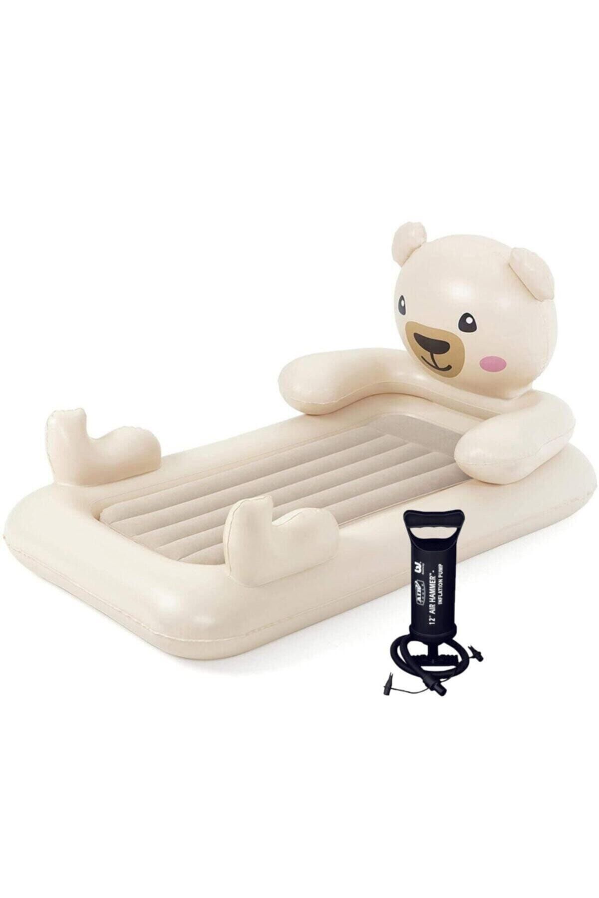 BESTWAY Teddy Bear Temalı, Şişme Çocuk Yatağı