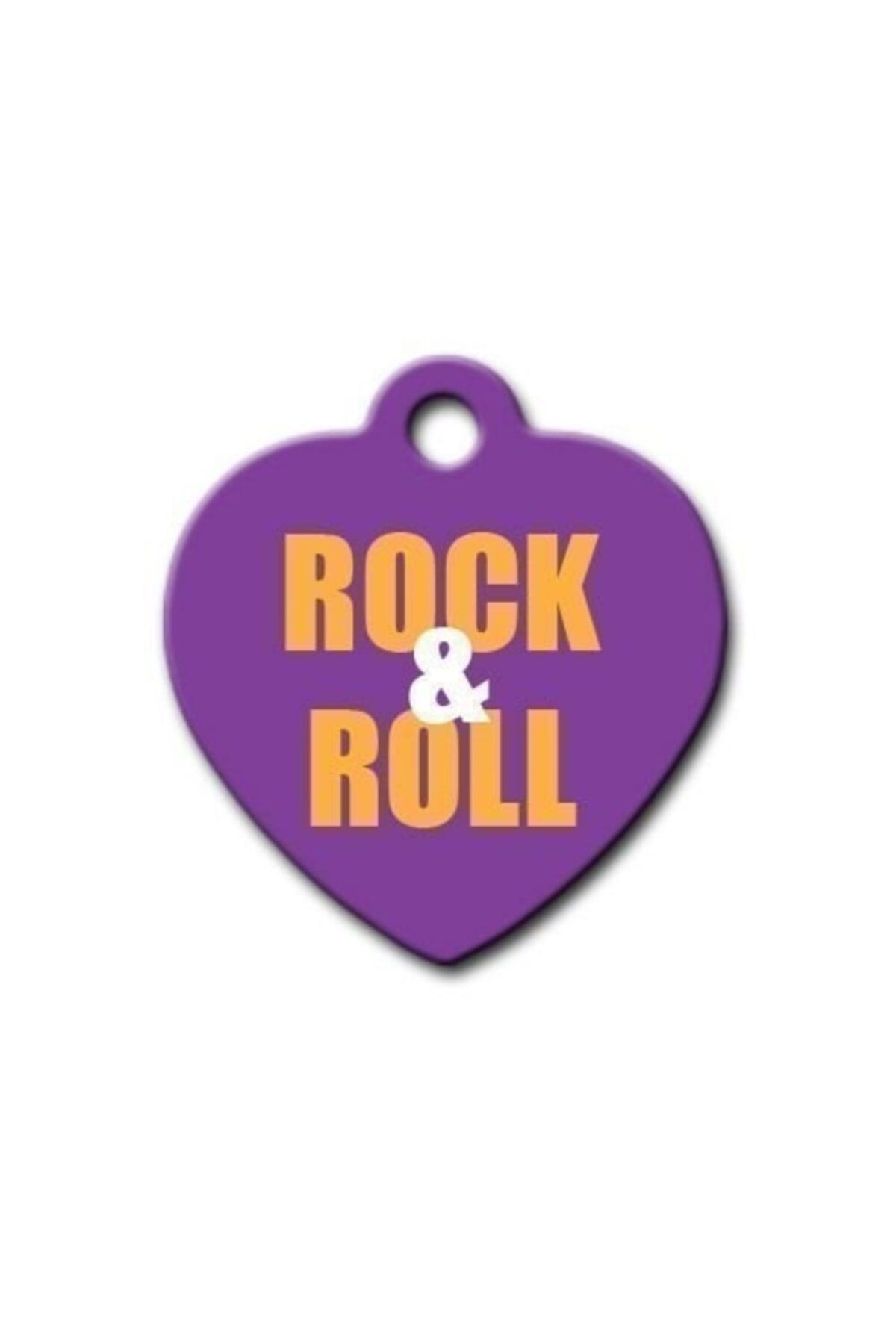 altın pati Rock & Roll Kalp Kedi Köpek Künyesi