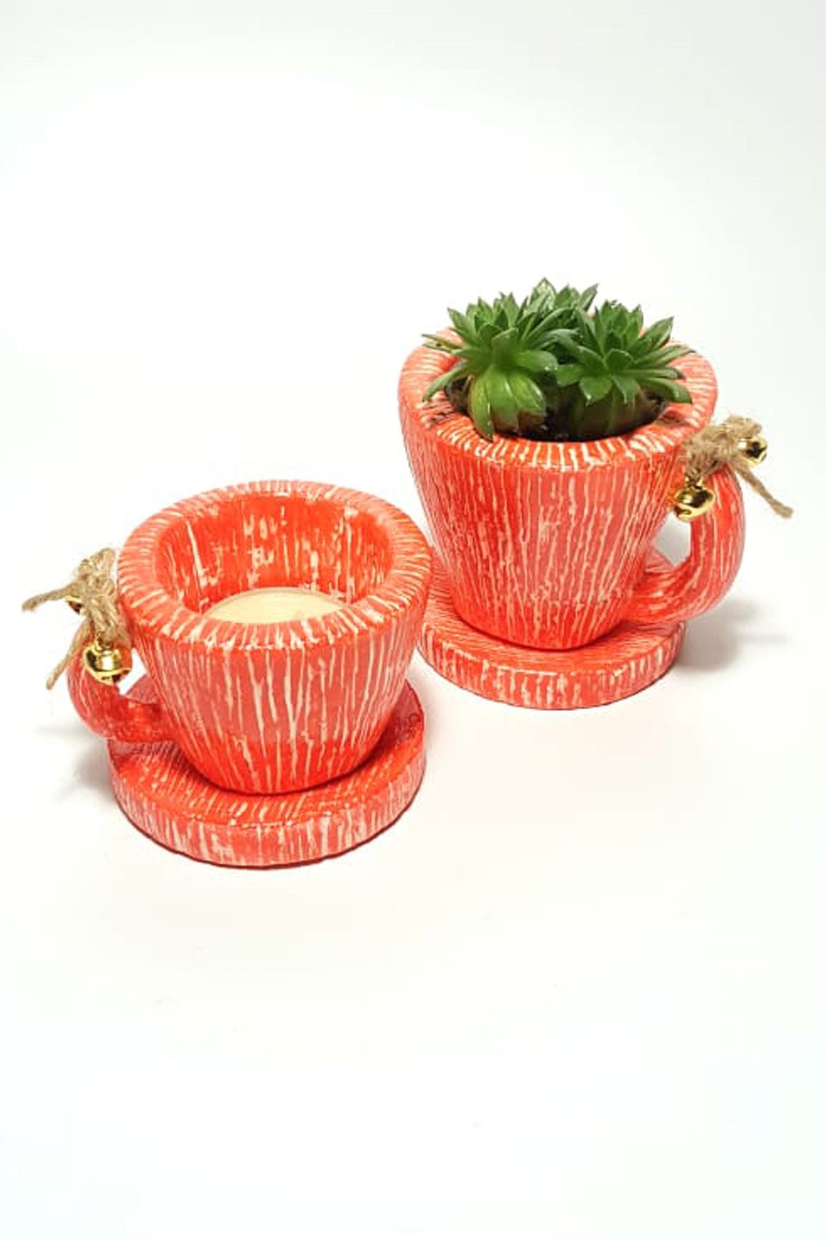 nftart.design Fincan Sukulent Saksısı & Mumluk & Yeni Yıl Saksıları