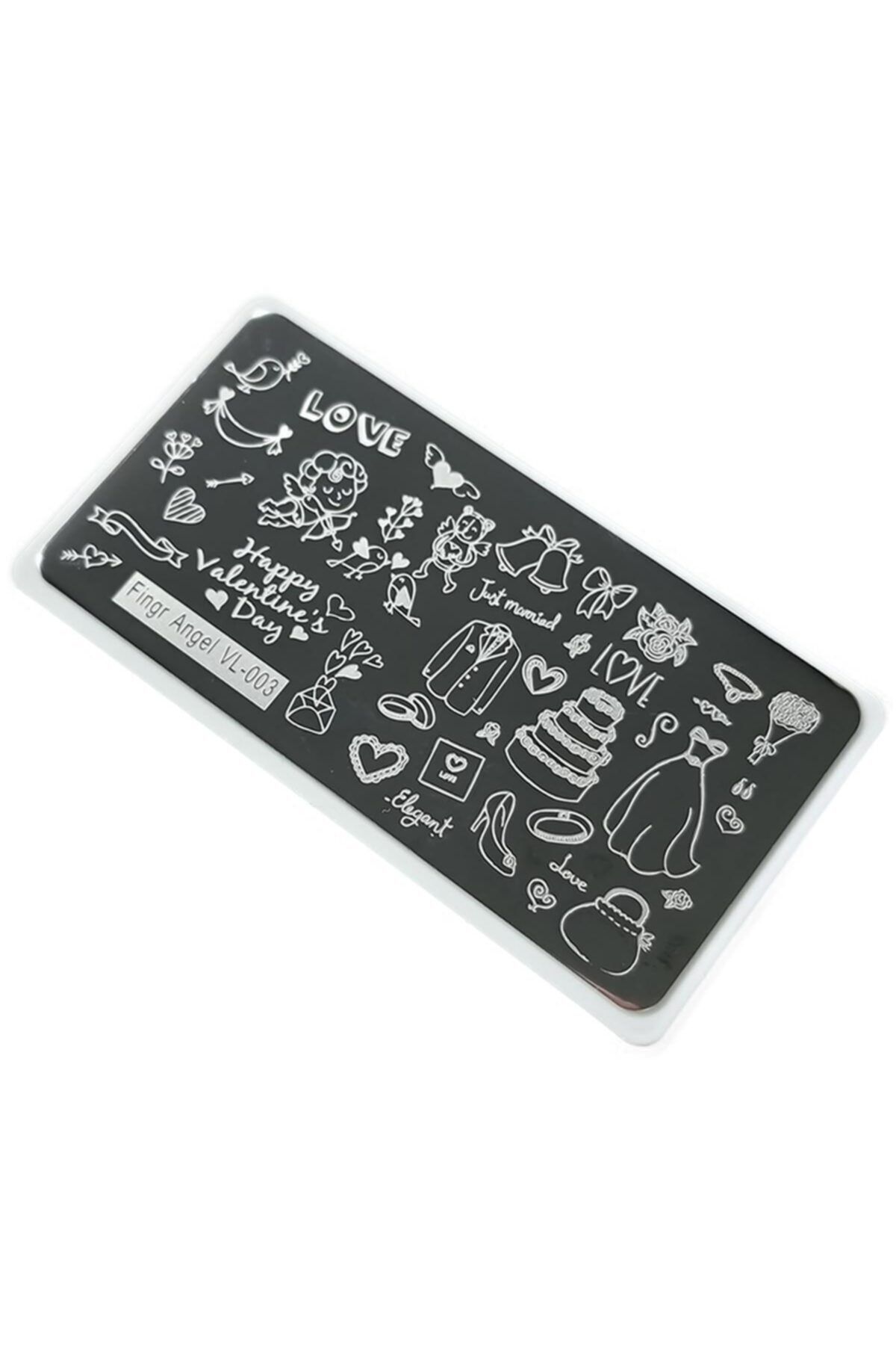 aba nails Nail Art Stamping Baskı Plakası Vl01