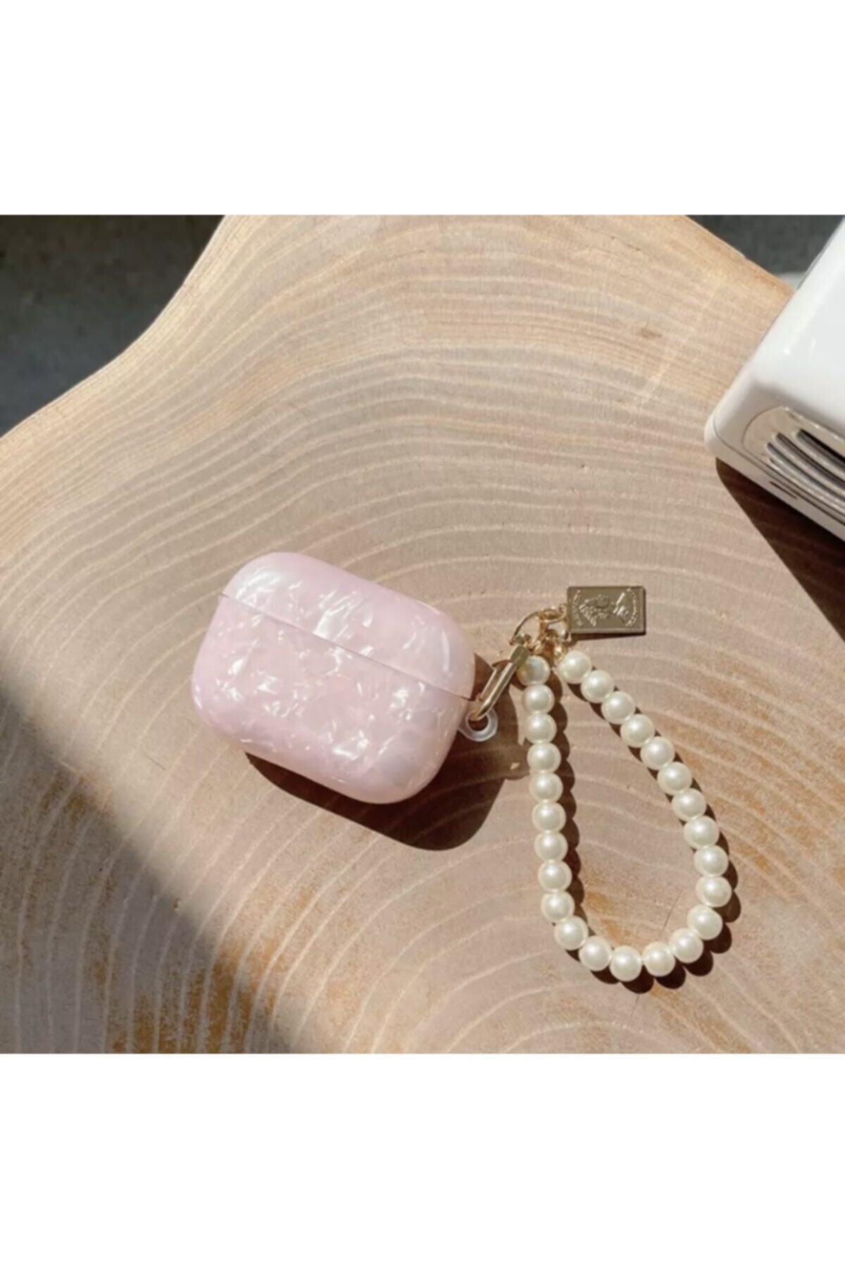 sorte atelier Airpods Pro Uyumlu Kulaklık Kılıfı Leopar Desenli Kopçalı Korumalı Kılıf