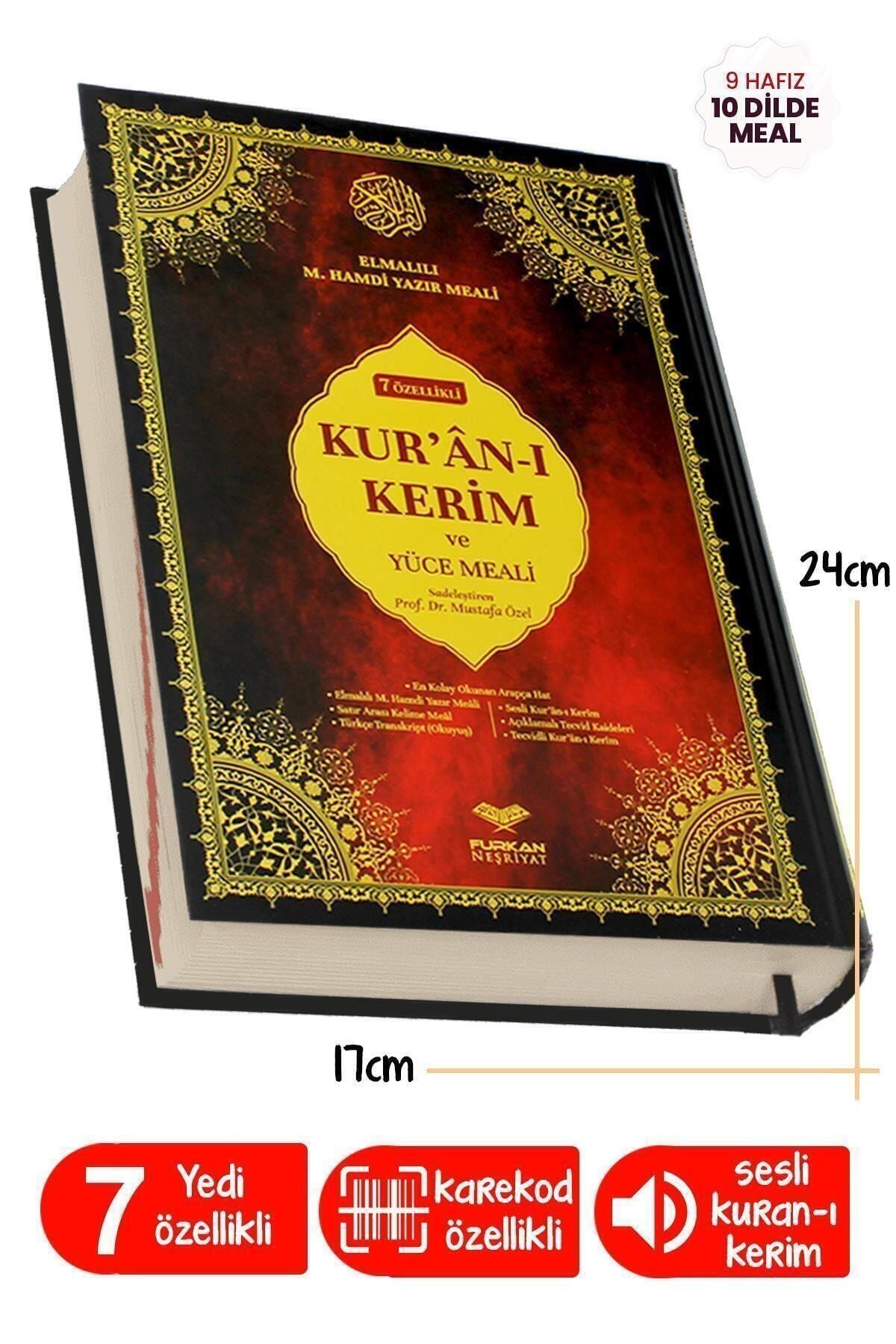 Furkan Neşriyat Kuranı Kerim 7 Özellikli Arapça Satır Arası Türkçe Okunuş Kelime Anlamı Meal Tecvidli Orta Boy