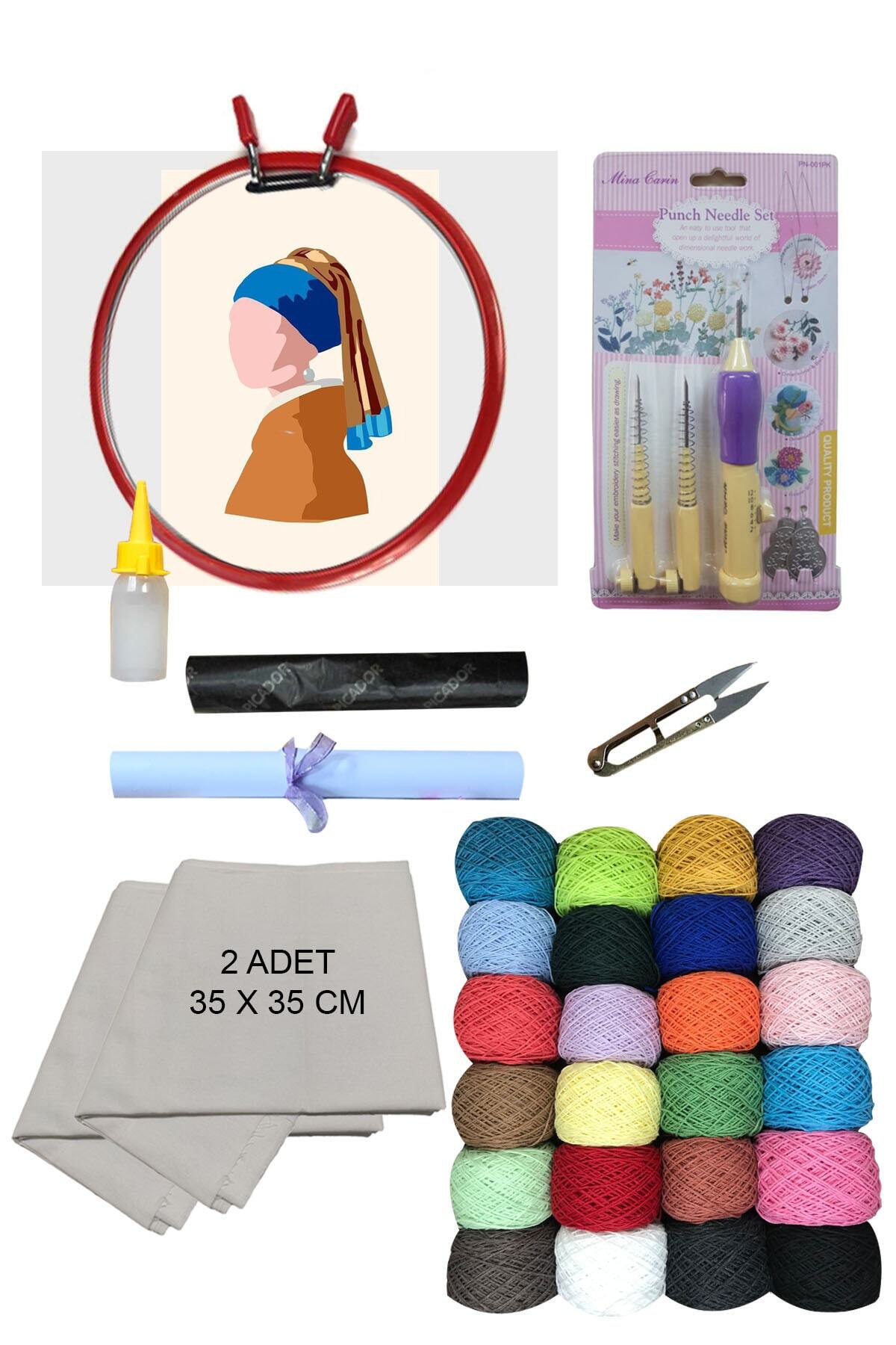 uniquehobby 3lü Punch Iğnesi Punch Kasnak Nakış Seti