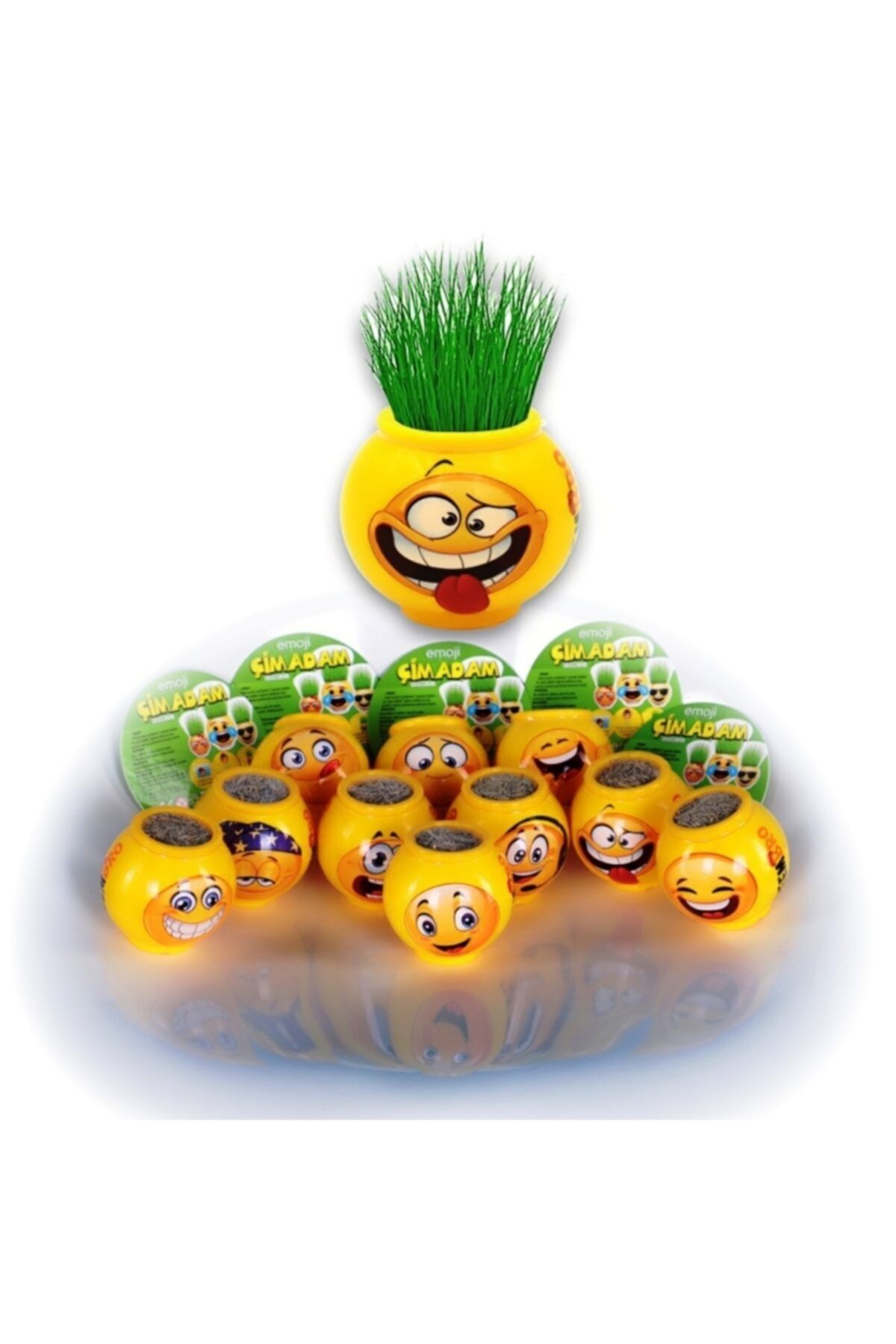 Emoji 40 Adet Öğrenciye Hediye 1 Yaş Doğüm Günü Hediyesi Li Çim Adam Okul Öncesi Etkinlik