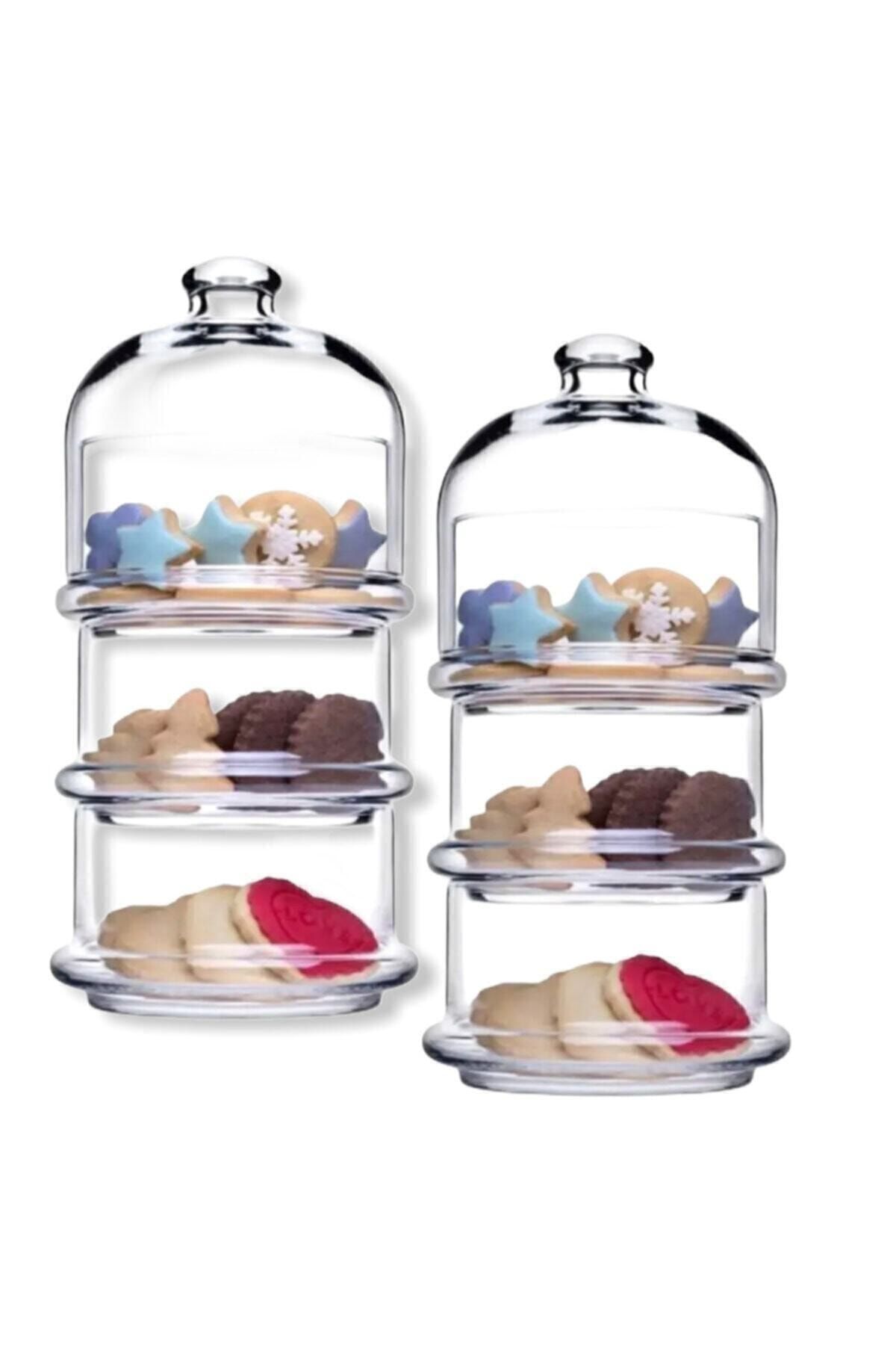 Paşabahçe 2 Adet 96896 Villa Patisserie 3 Katlı Kurabiyelik Fma05147