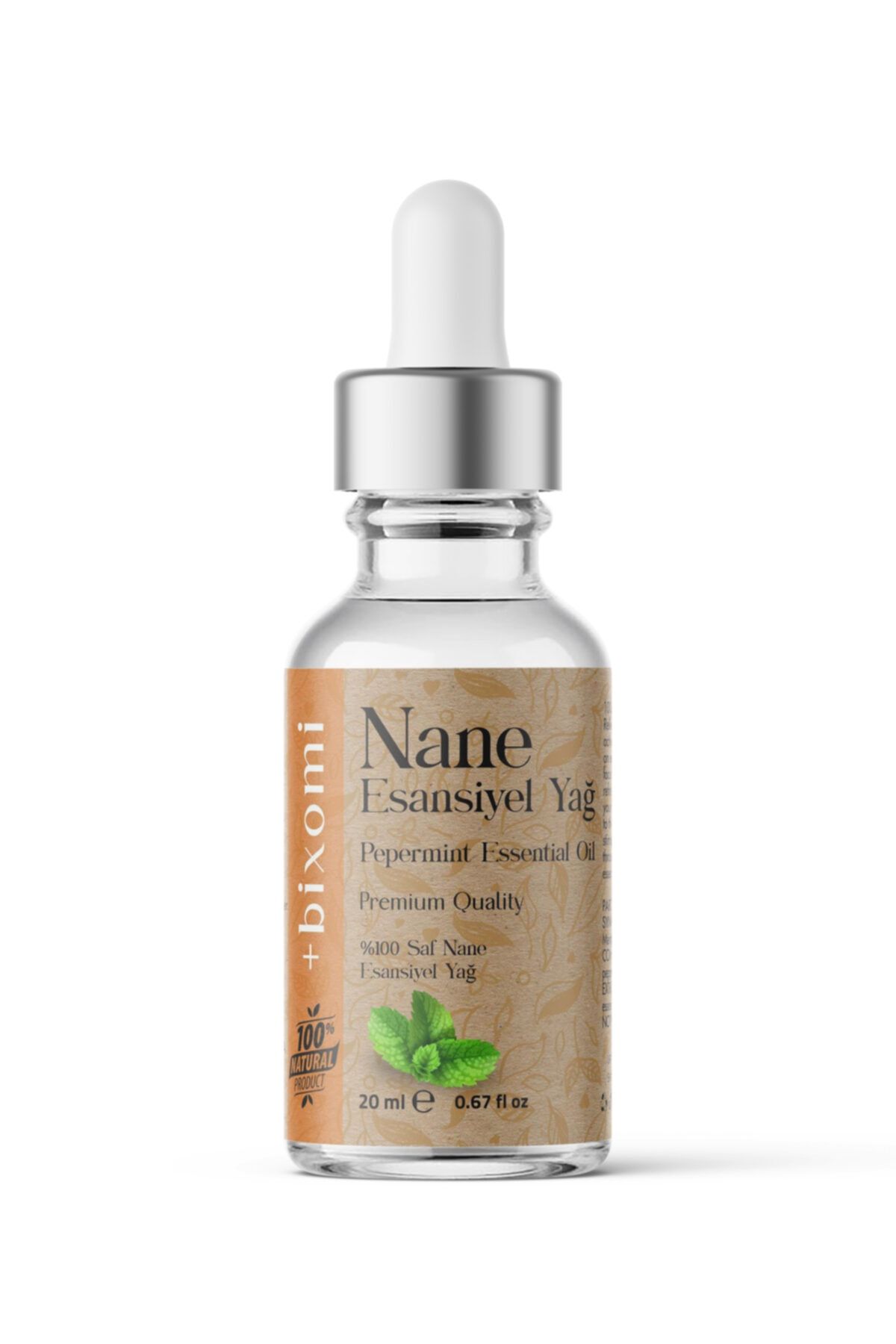 Bixomi Natural Nane Uçucu Esansiyel Yağı 20 ml %100 Saf