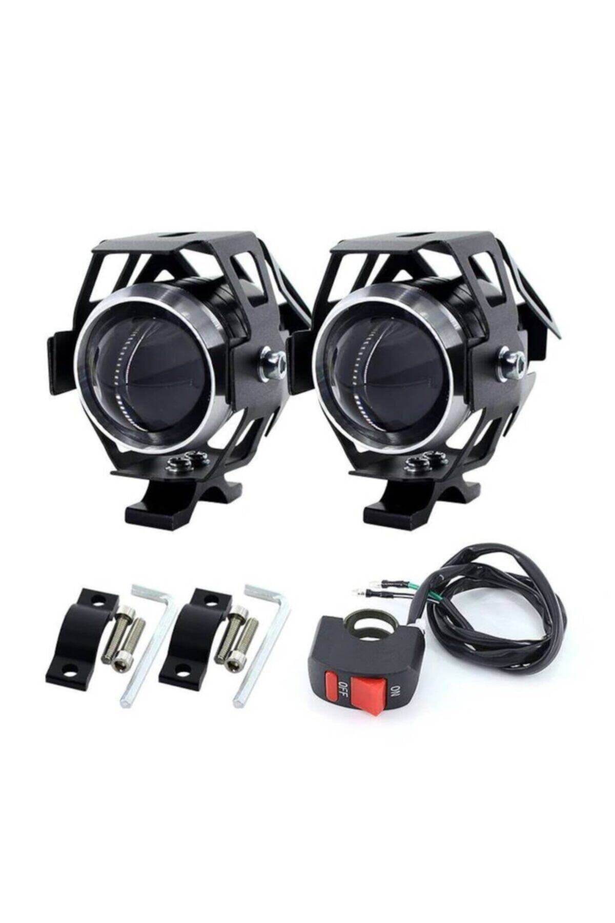 Next Oto Su Geçirmez U5 Led 3 Modlu Motosiklet Sis Farı