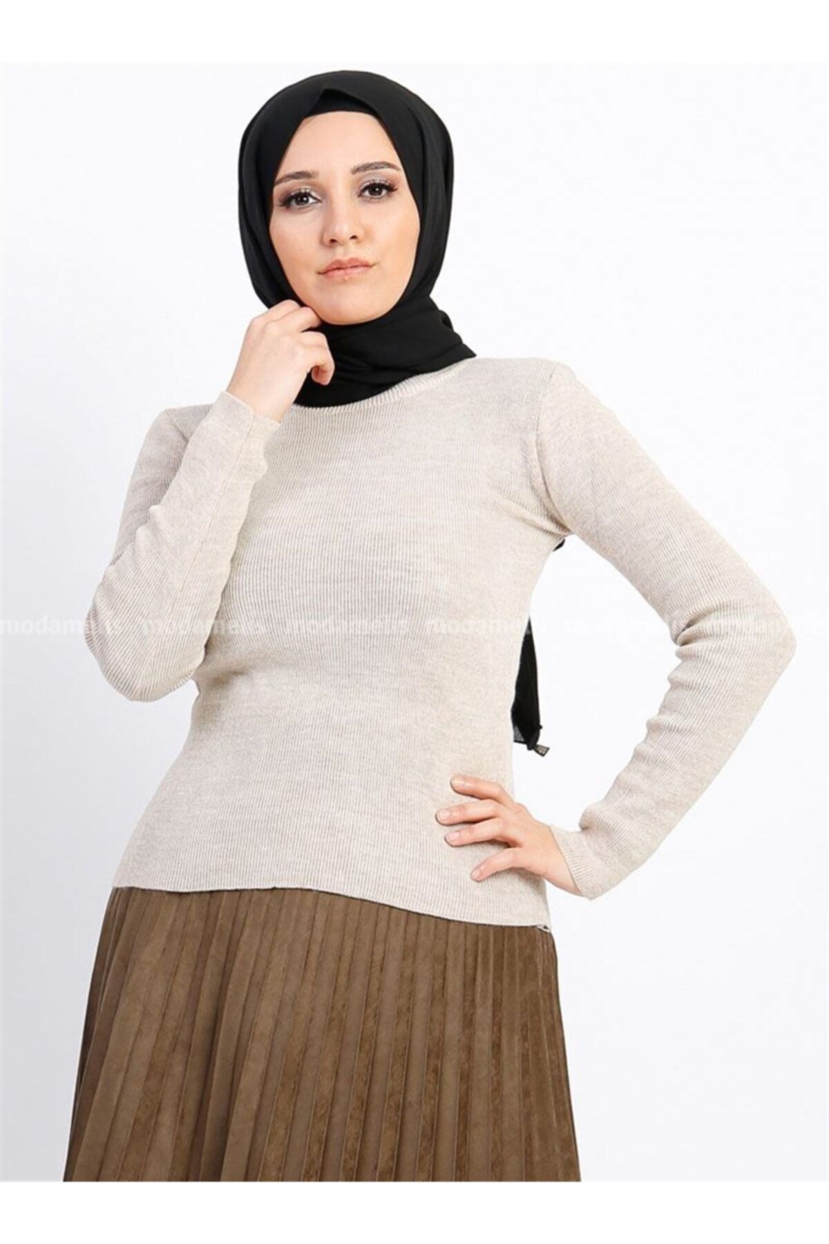 Vamelya Simit Yaka Body Taş Rengi