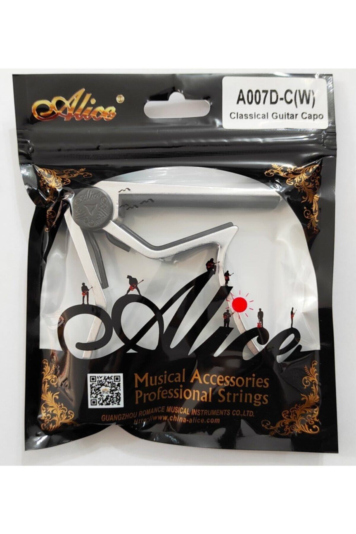 Alice A007d-c Gitar Kapo Klasik Mandal Tipi Krom Kelepçe