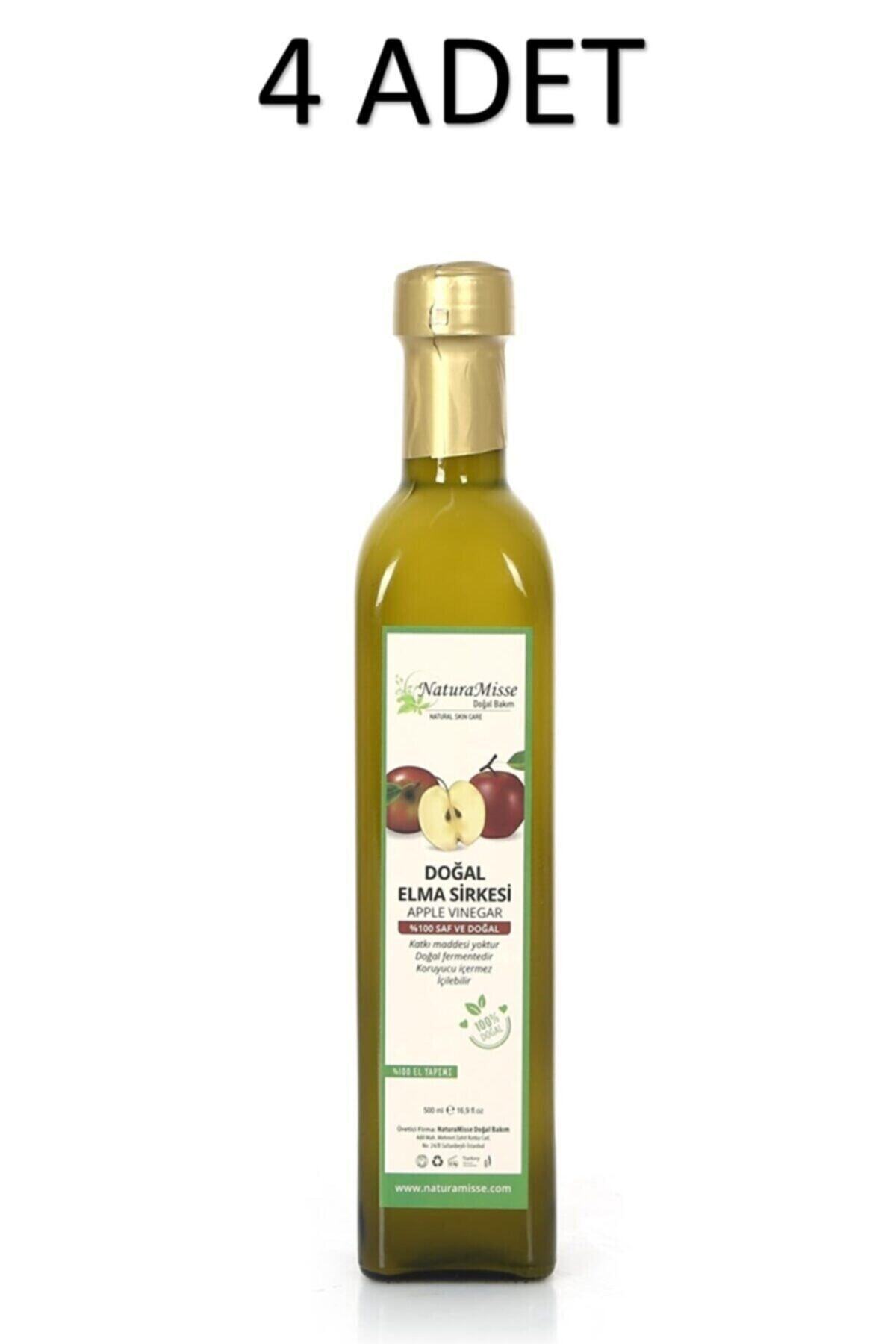 eklesepete 4 Adet Organik Elma Sirkesi (4x500 Ml)