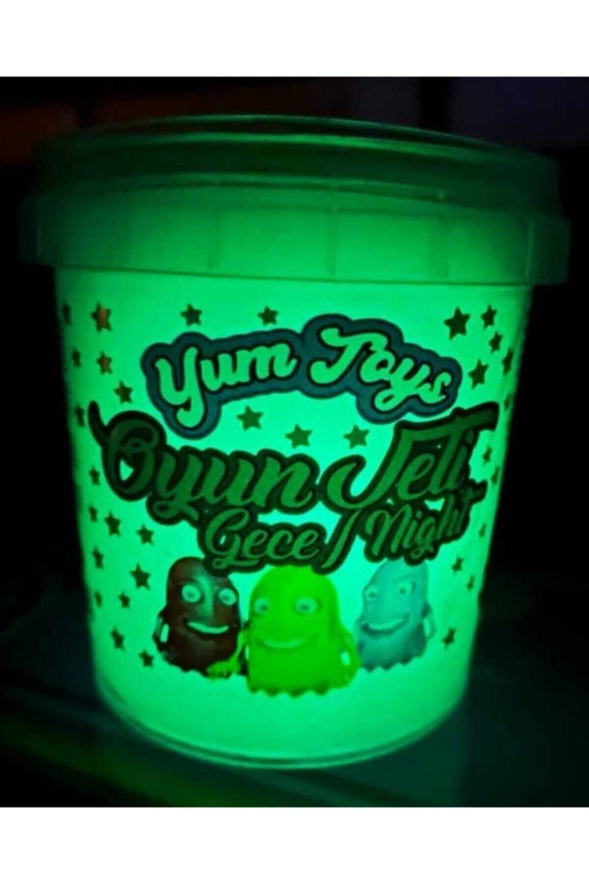 YumToys Oyun Jeli Yumtoys Gece - Karanlıkta Parlayan Slime - Fosforlu Neon Slime 140 Gr.