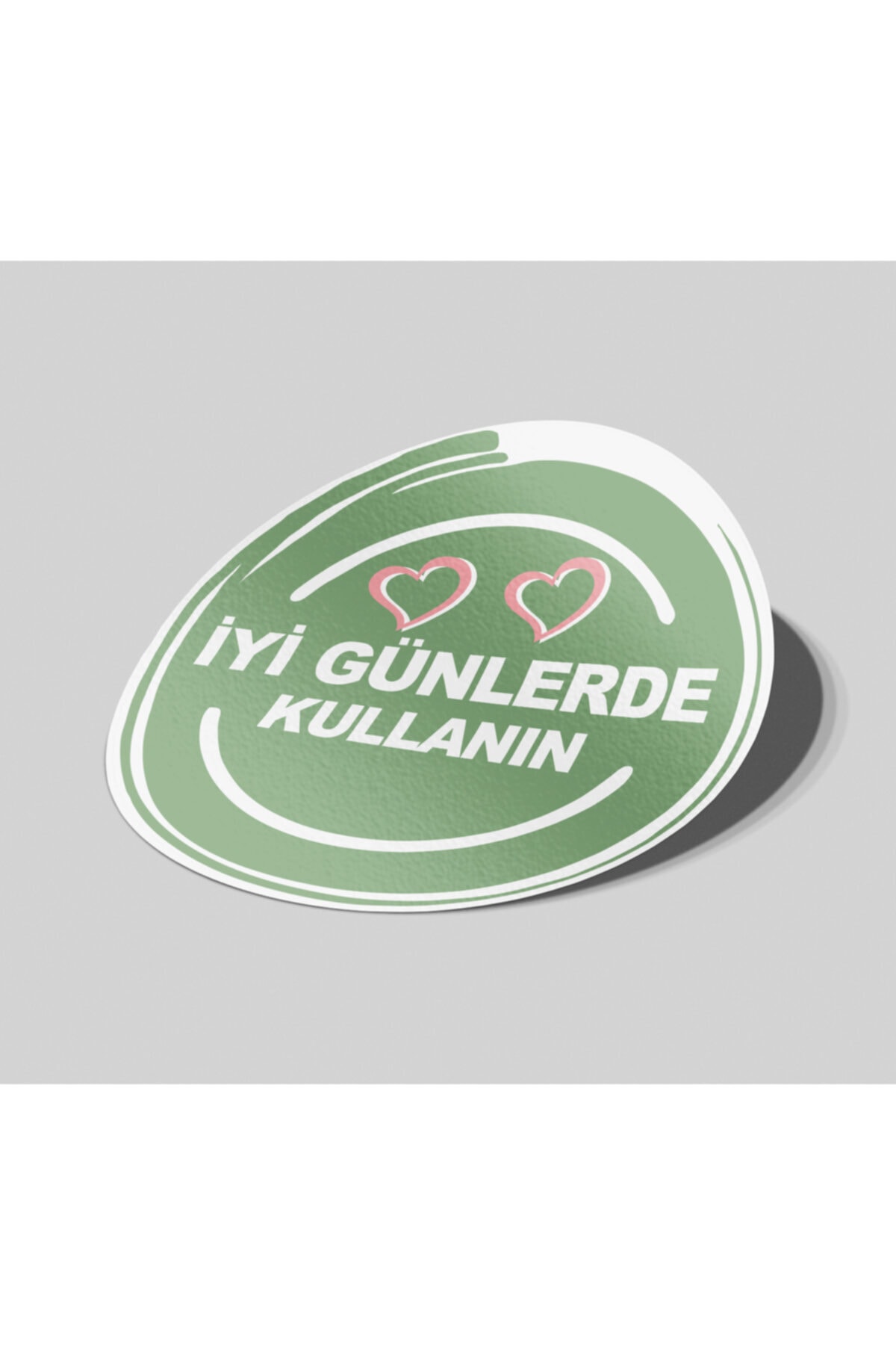 Matbaagraf Iyi Günlerde Kullanın Sticker Yeşil 4x4cm 70 Adet