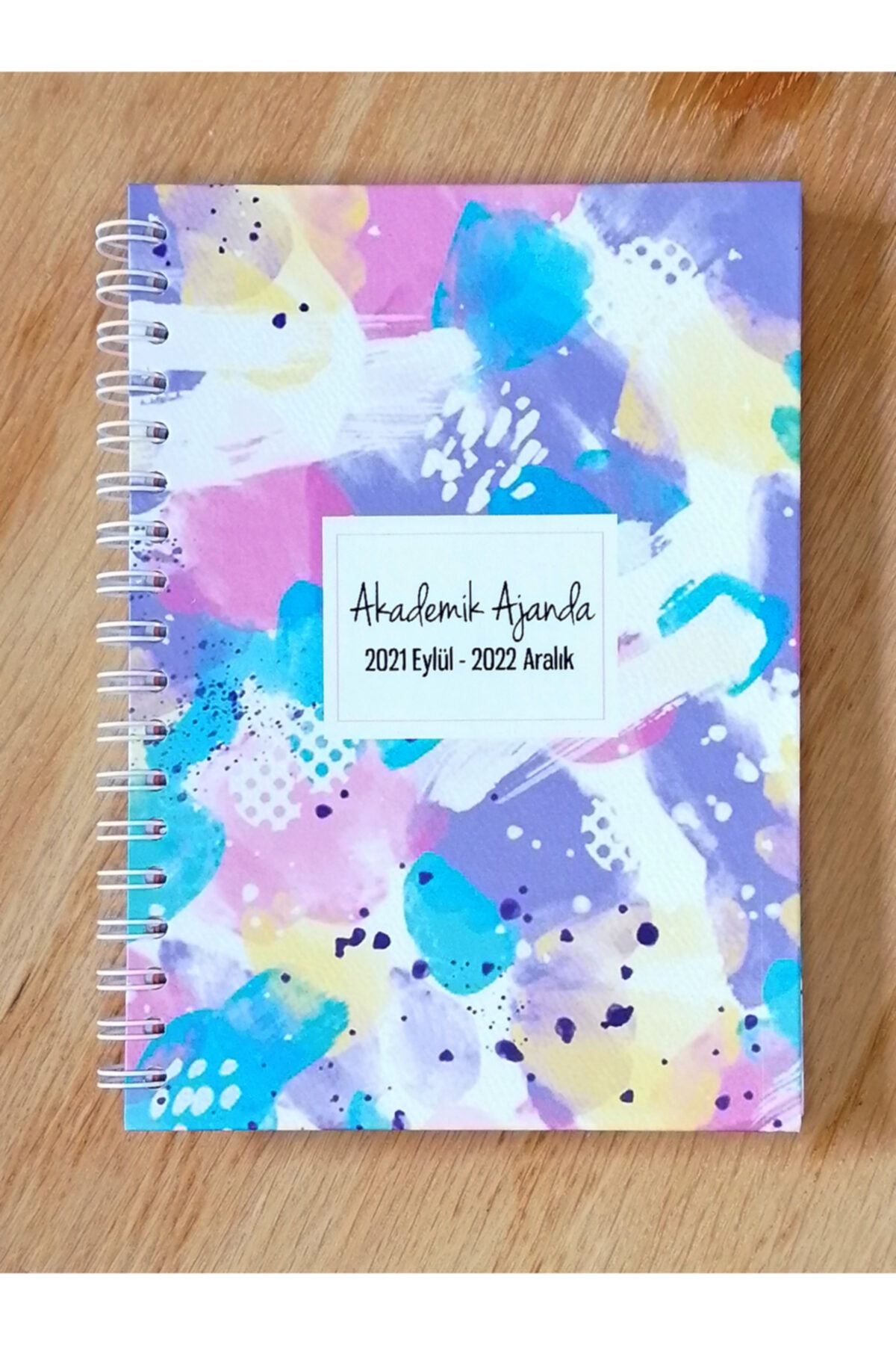 Hediyebahçesi Lizy Akademik Ajanda 17x24 Spiralli 2021 Eylül 2022 Aralık Sert Kapak Tr1070