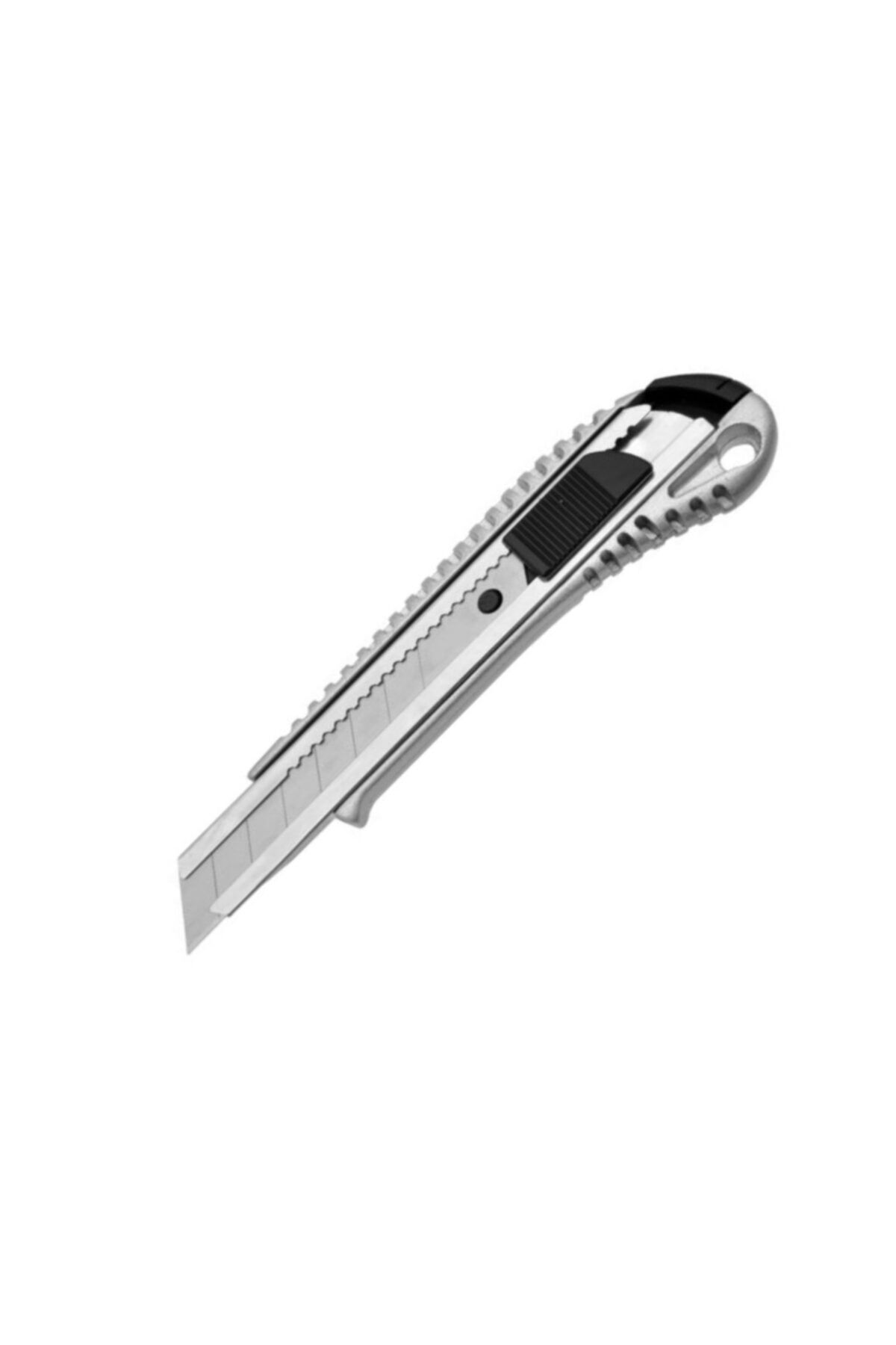Borox Maket Bıçağı - Metal Falçata - Ayarlı - 18 Mm - Tam Metal Gövde