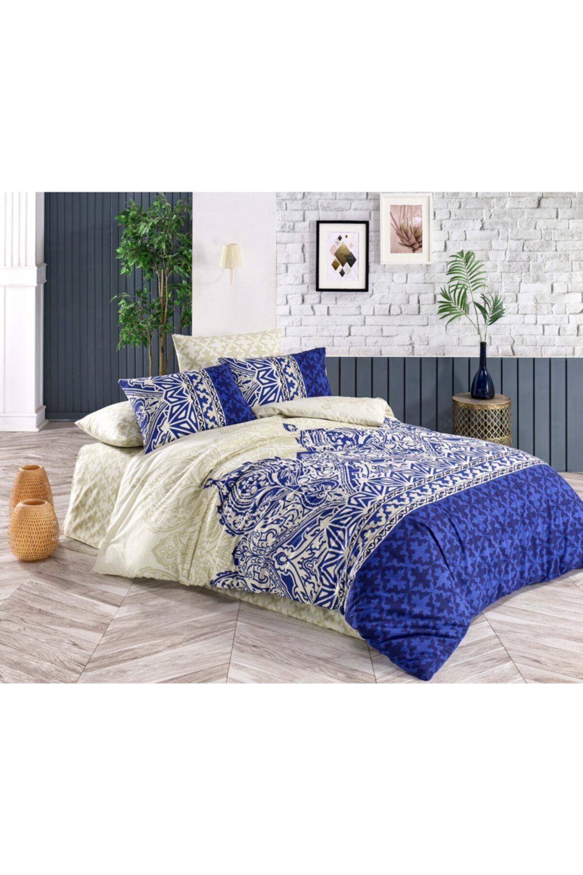 Tekstil Vagonu Safir %100 Pamuklu Nevresim Seti