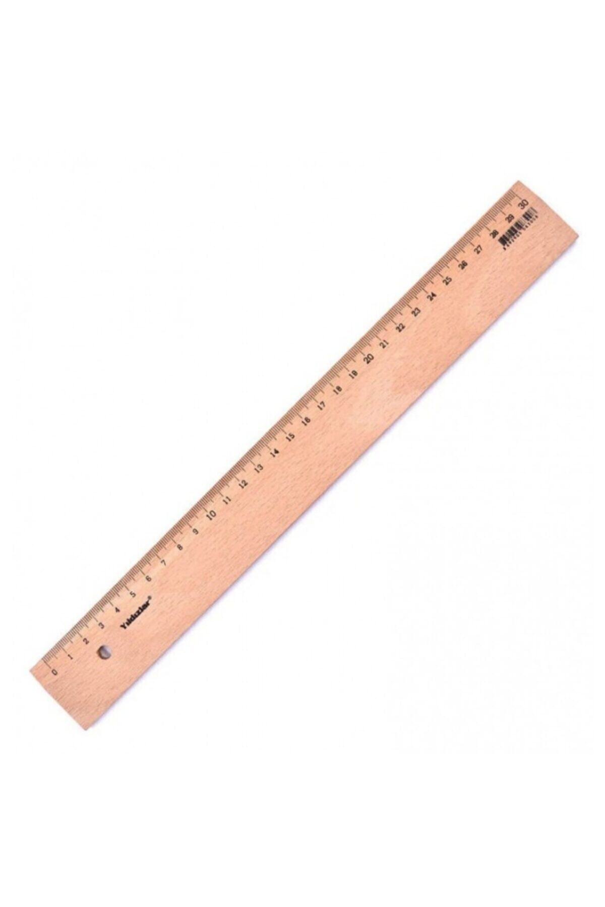 Yıldızlar Cetvel Ahşap Takviyeli 30 cm