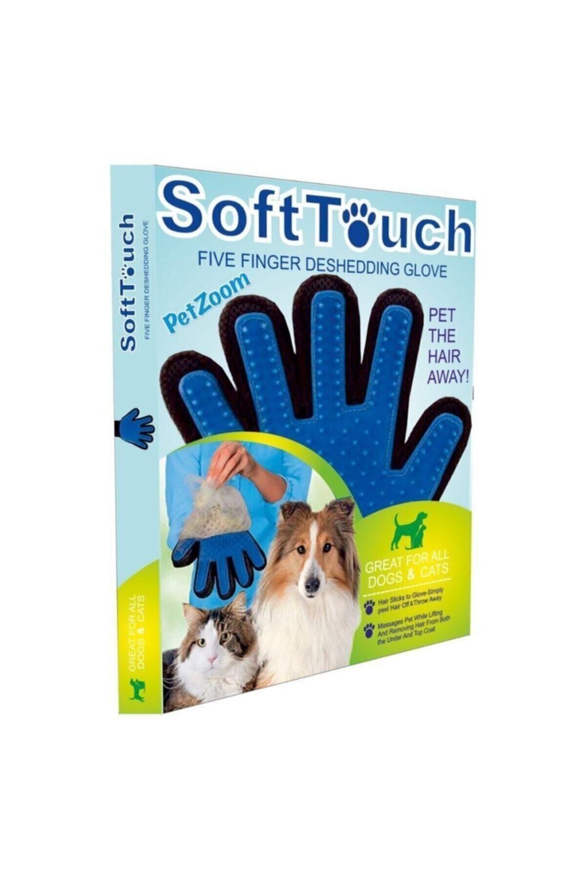 Pet Zoom Kedi Köpek Tüy Toplama Eldiveni Soft Touch