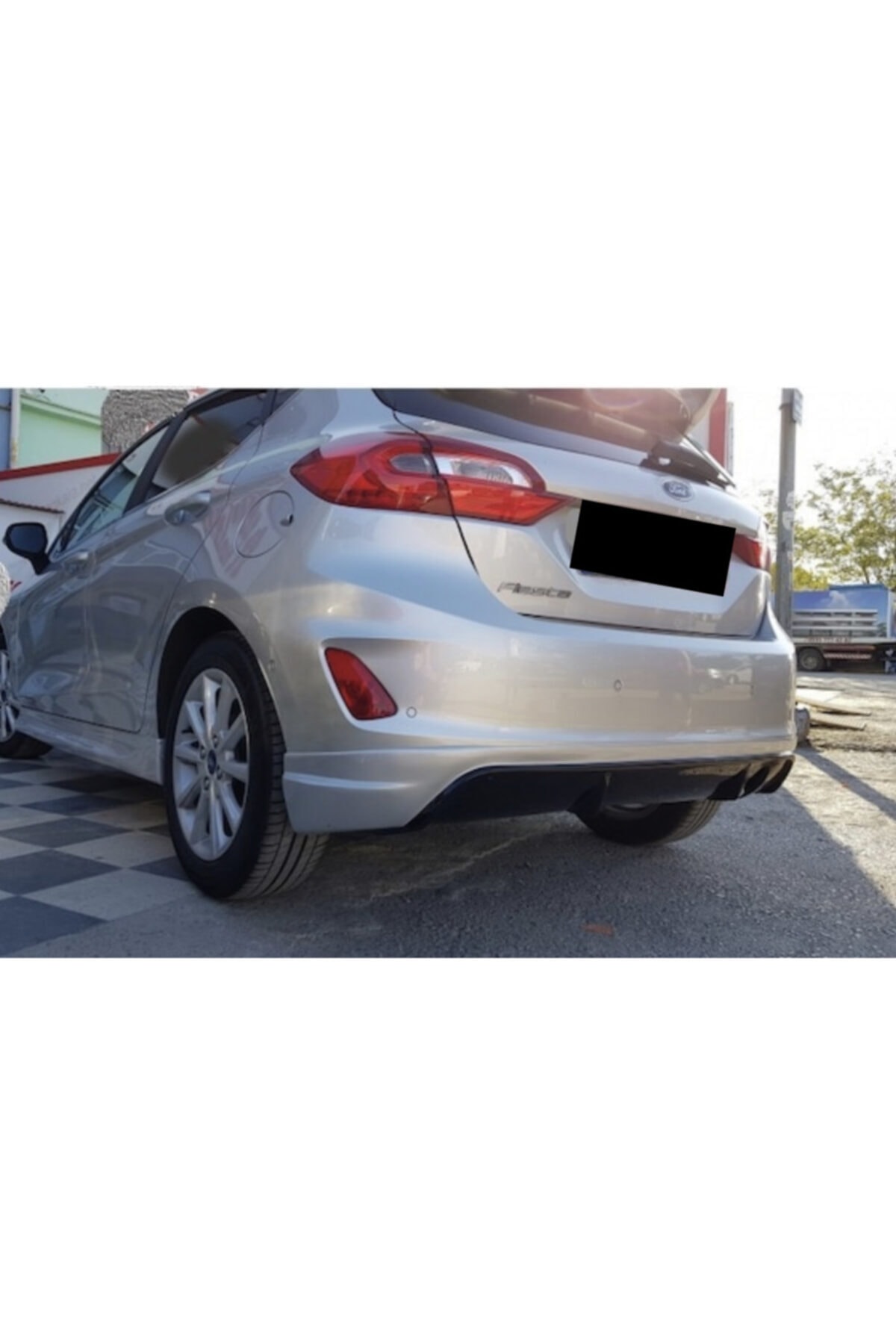 smartspoyler Fiesta 2019 Arka Tampon Eki Astarlı