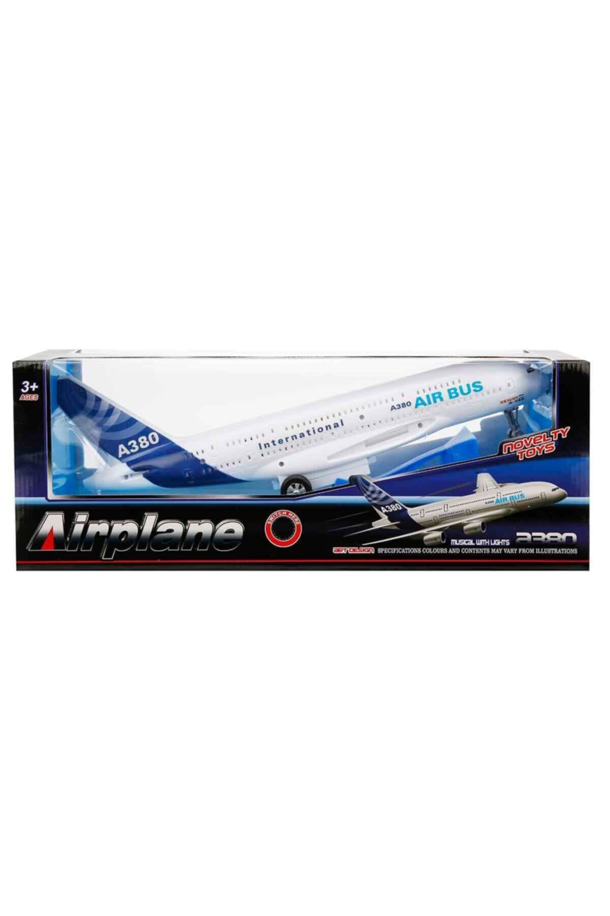 ERPA ToysShop Pilli Sesli Işıklı Airbus A380 Uçak
