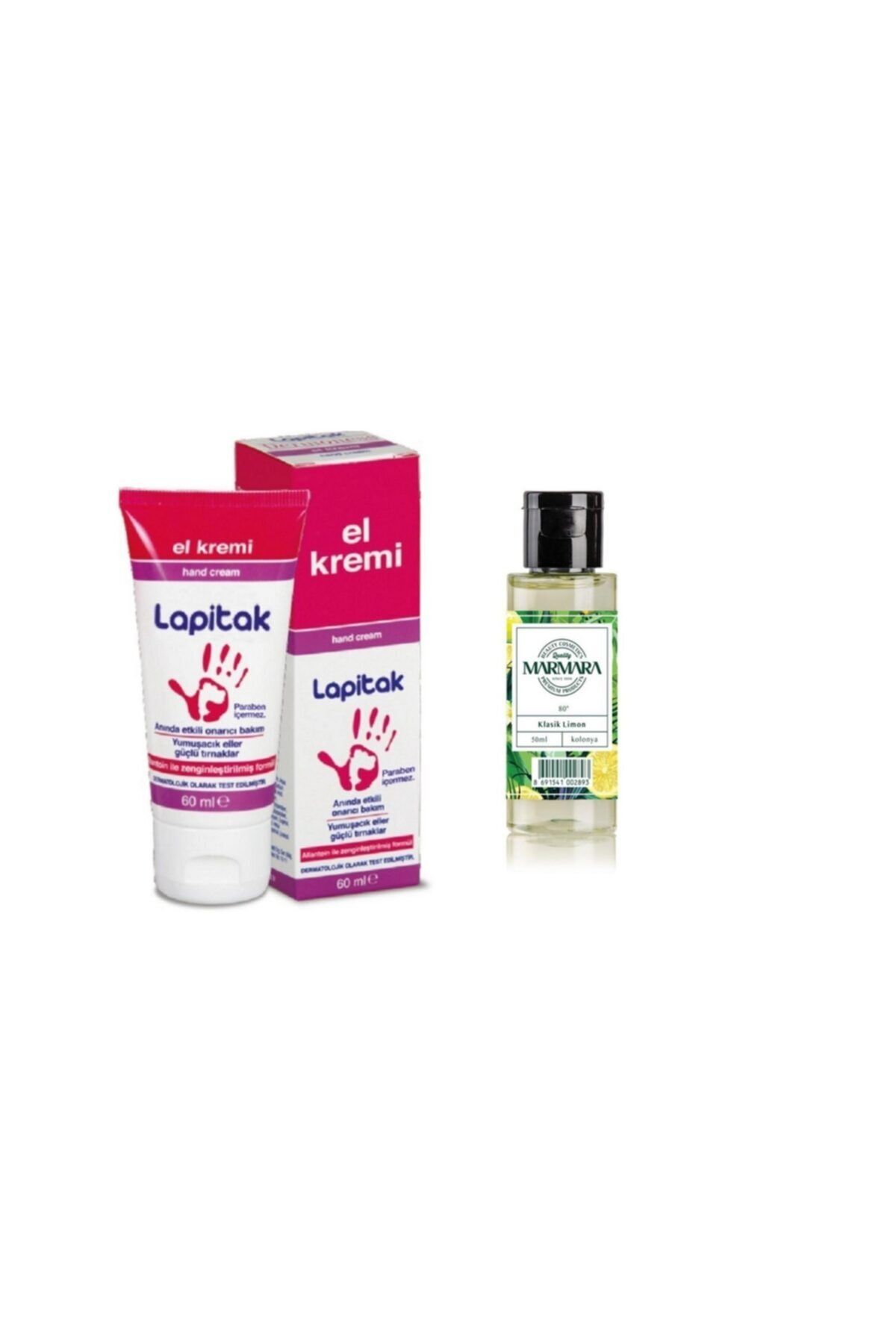 Lapitak El Kremi 60 Ml + 50 Ml Marmara Limon Kolonyası
