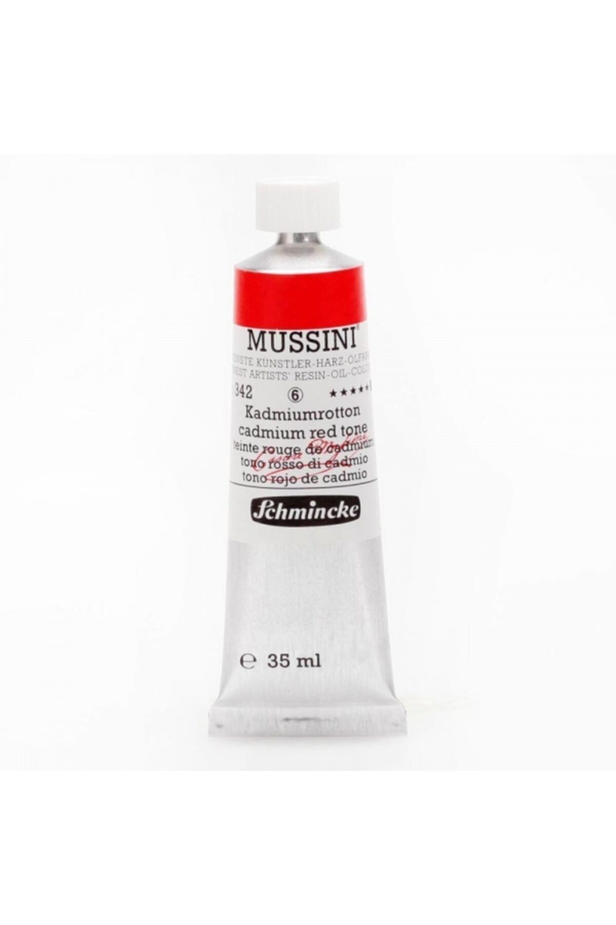 Schmincke Mussini Yağlı Boya 35ml - Cadmium Red Tone 342 S.6