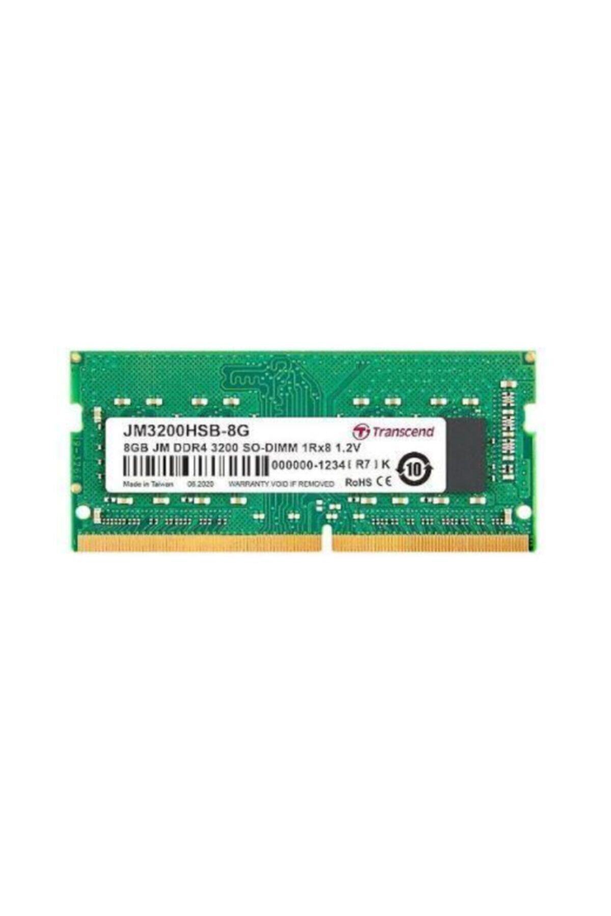 Transcend Jm3200hsb-8g 8gb Ddr4 3200mhz Notebook Bellek