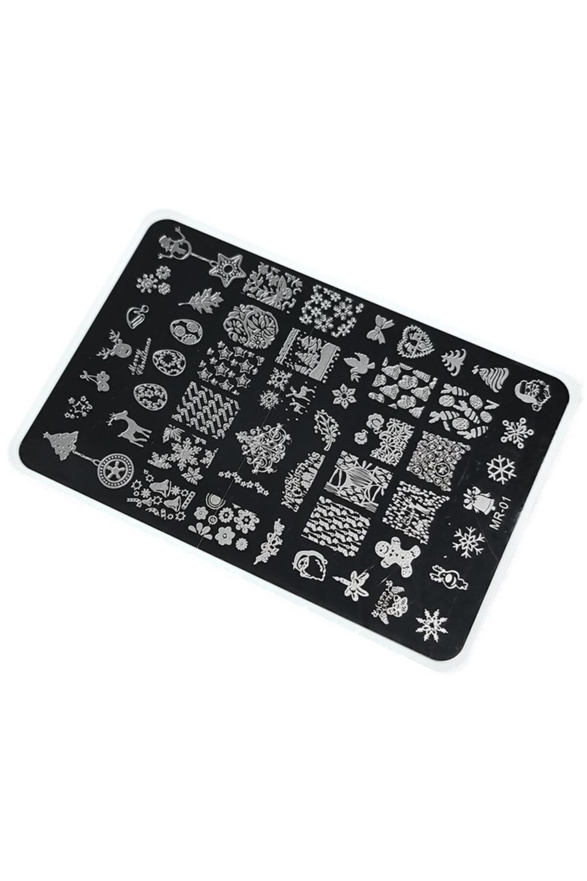 aba nails Nail Art Stamping Baskı Plakası Büyük Boy Xl Hk10