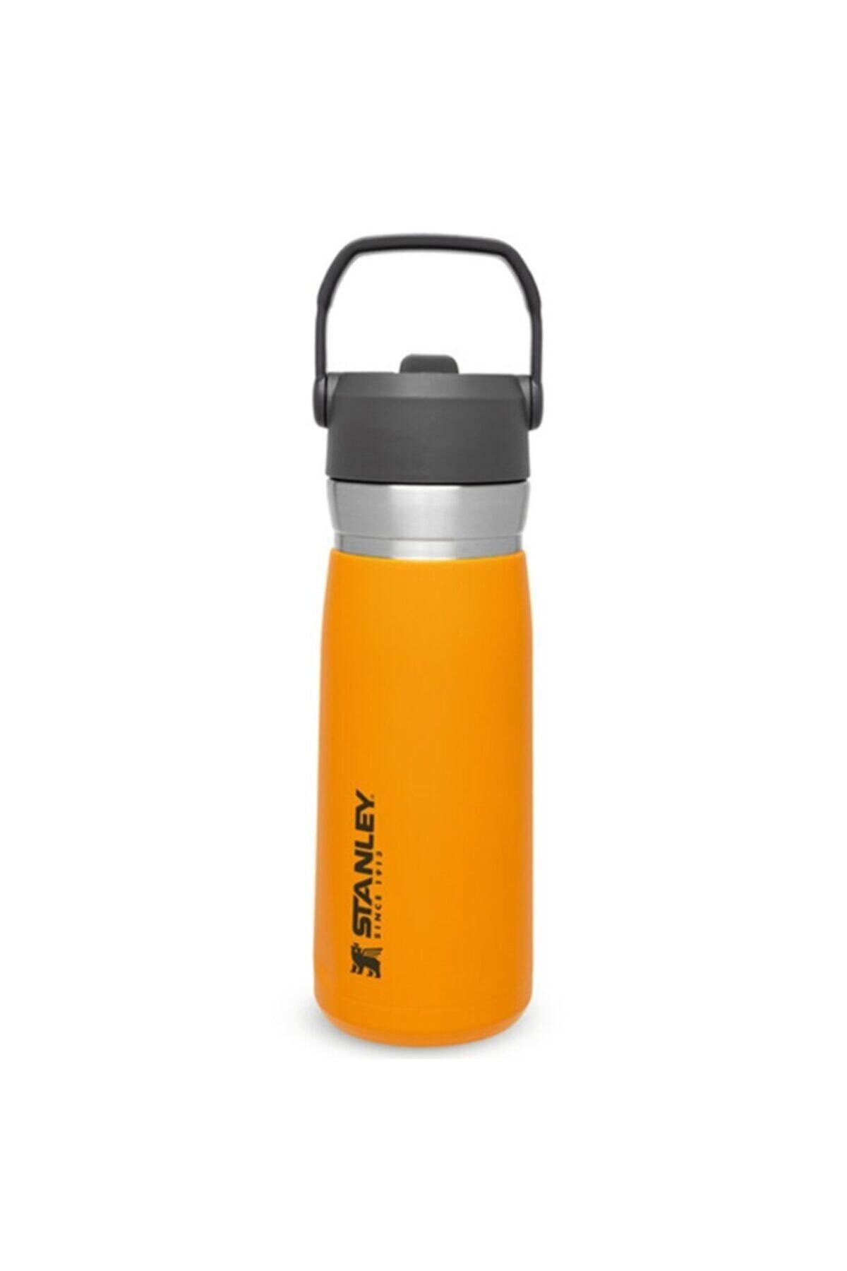 Stanley 0.65 Lt The Iceflow Pipetli Paslanmaz Çelik Soğuk Su Termosu Turuncu