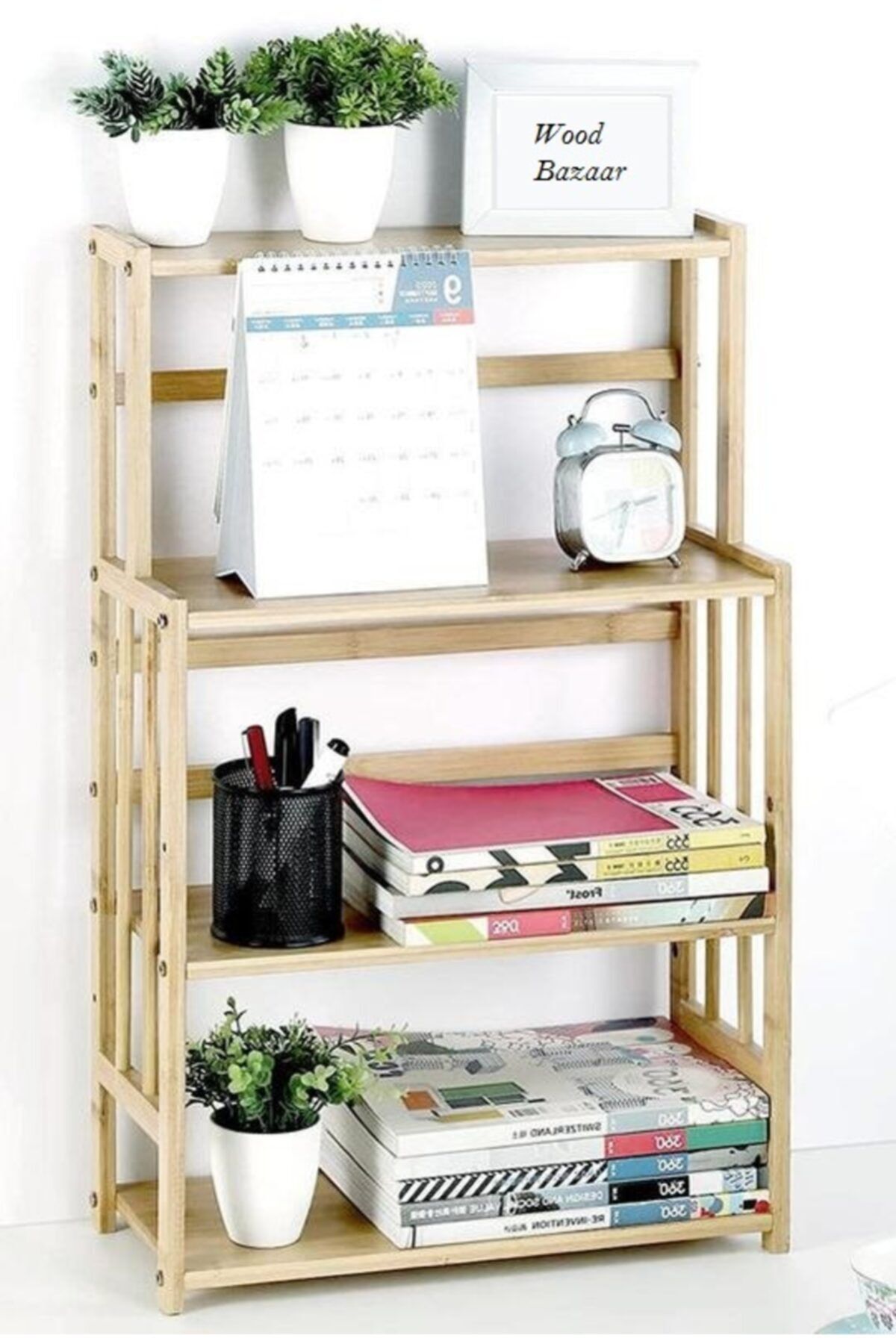Wood Bazaar Çok Amaçlı Masa Üstü Düzenleyici 65x50