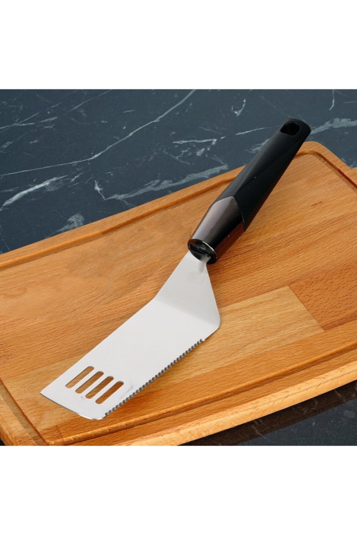 incirop Eğik Pasta Spatulası, Börek Kesme Spatulası 28 Cm