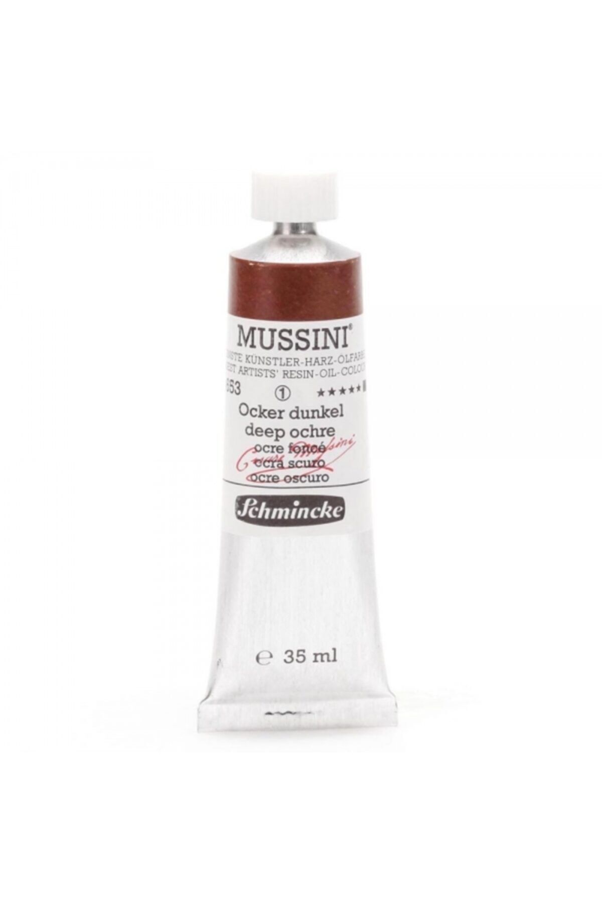 Schmincke Mussini Yağlı Boya 35ml - Deep Ochre 653 S.1