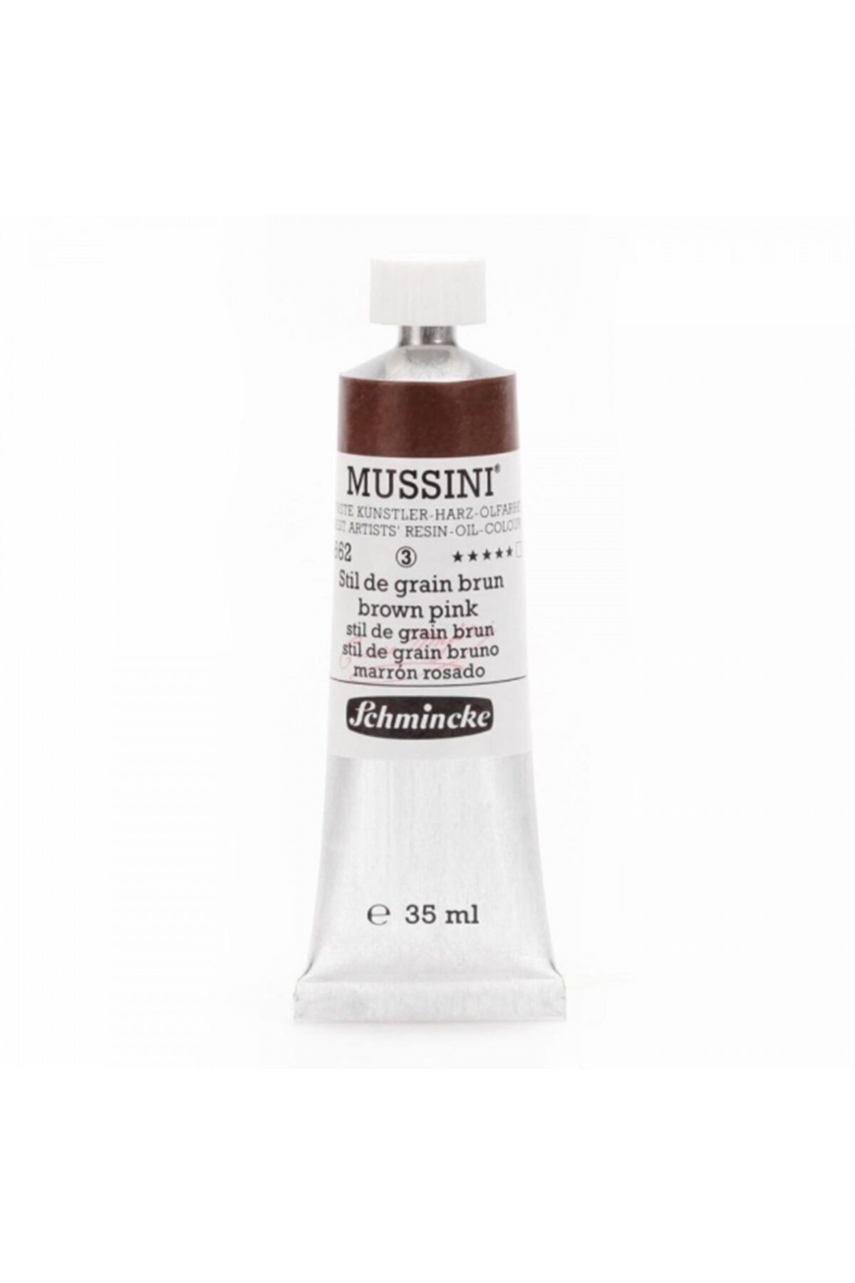 Schmincke Mussini Yağlı Boya 35ml - Brown Pink 662 S.3