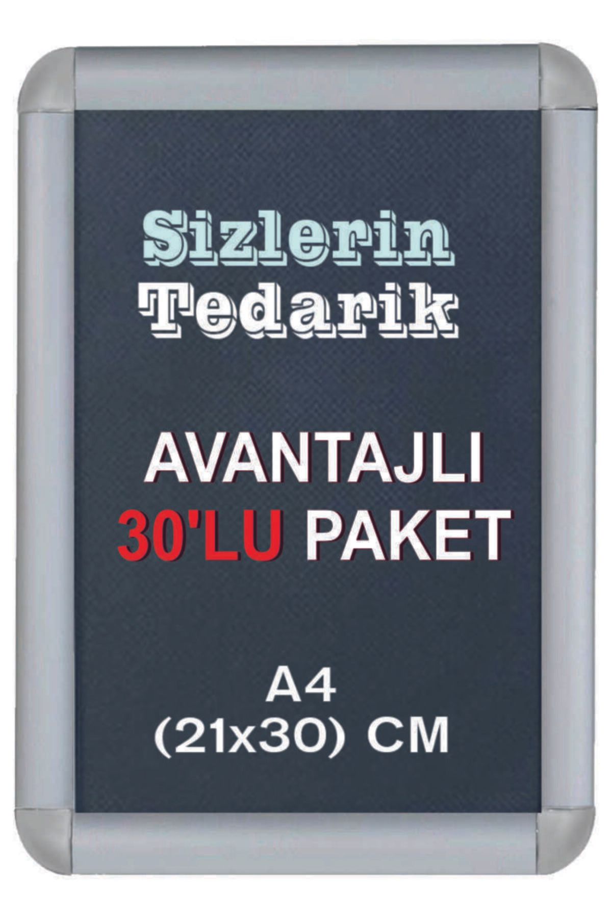 Turkuazpano A4 Rondo Çerçeve 30 Adet Kolay Açılır Kapanır