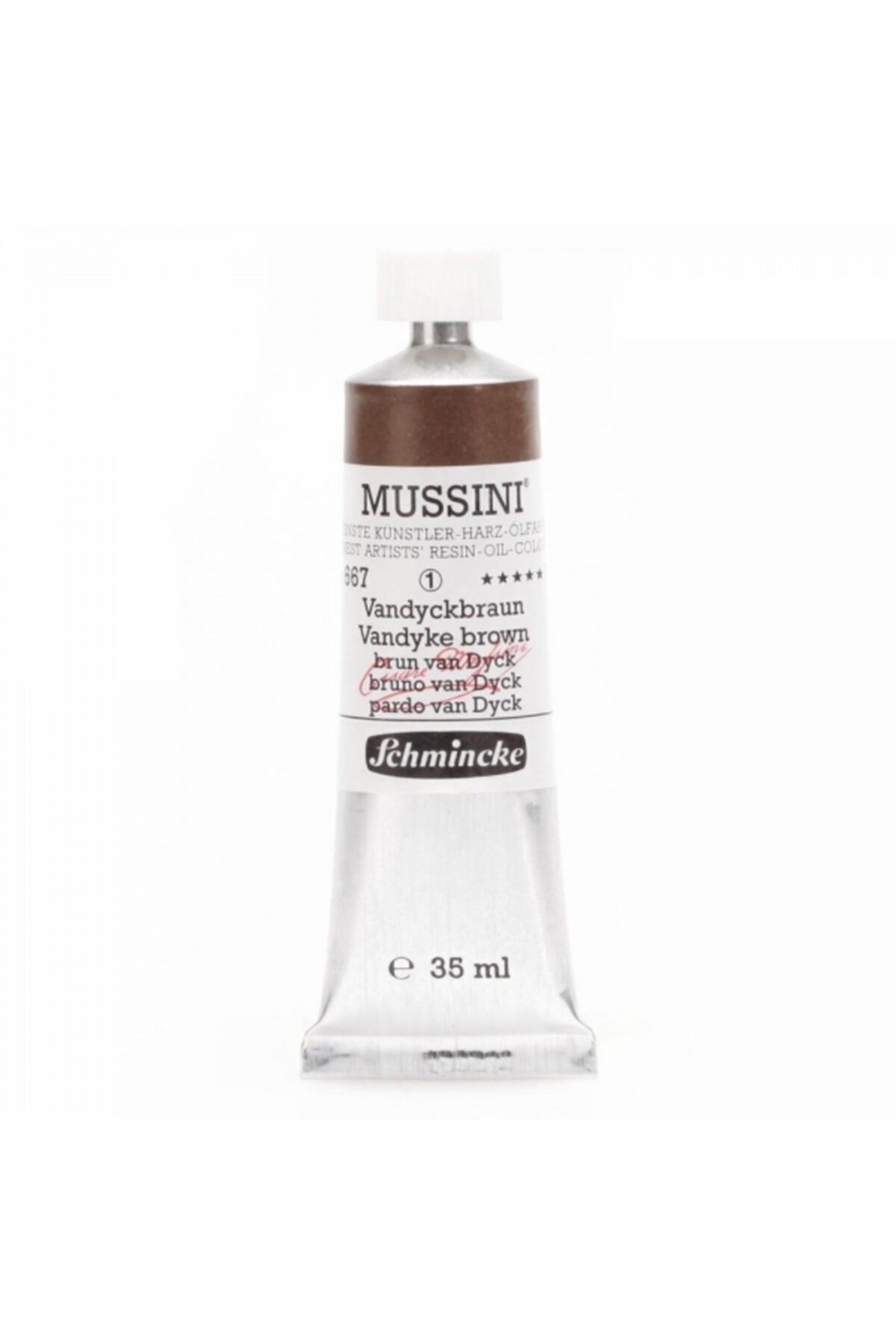 Schmincke Mussini Yağlı Boya 35ml - Vandyke Brown 667 S.1