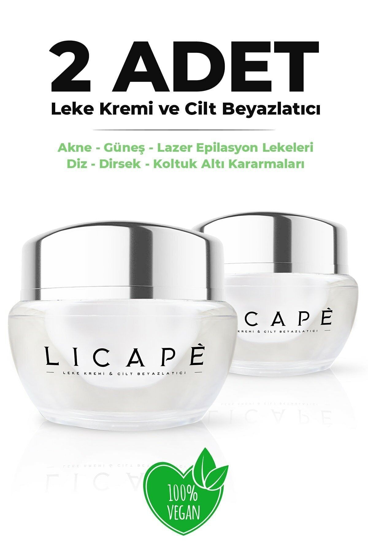 Licape Leke Kremi Ve Cilt Beyazlatıcı 2'li Paket